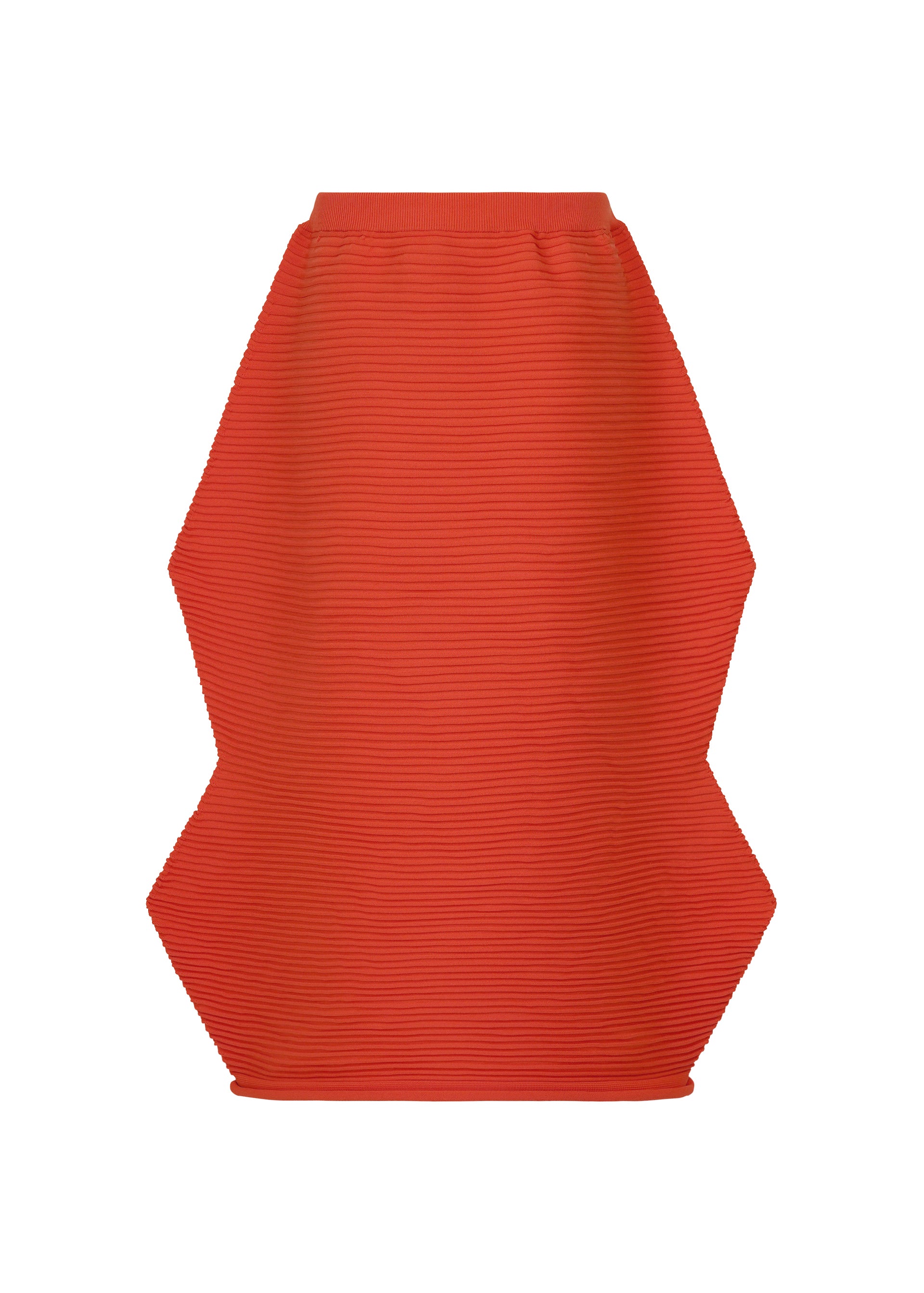 Issey Miyake Pleats Please Zig Zag Knit sukně černá bezešvá