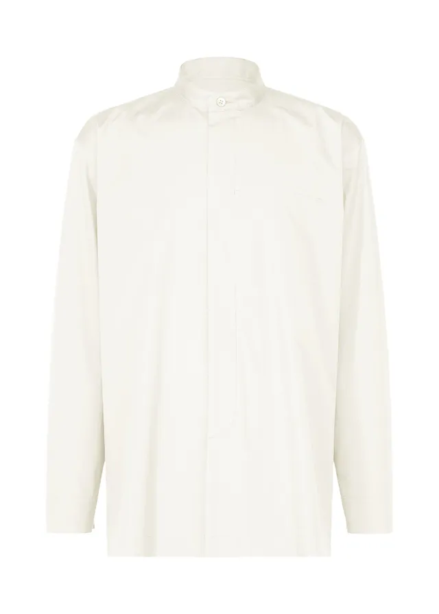 Issey Miyake IM MEN 140/2 SHIRT košile bílá bavlněná