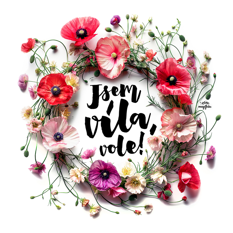 Magifešn ROLL tričko Jsem víla vole jemná