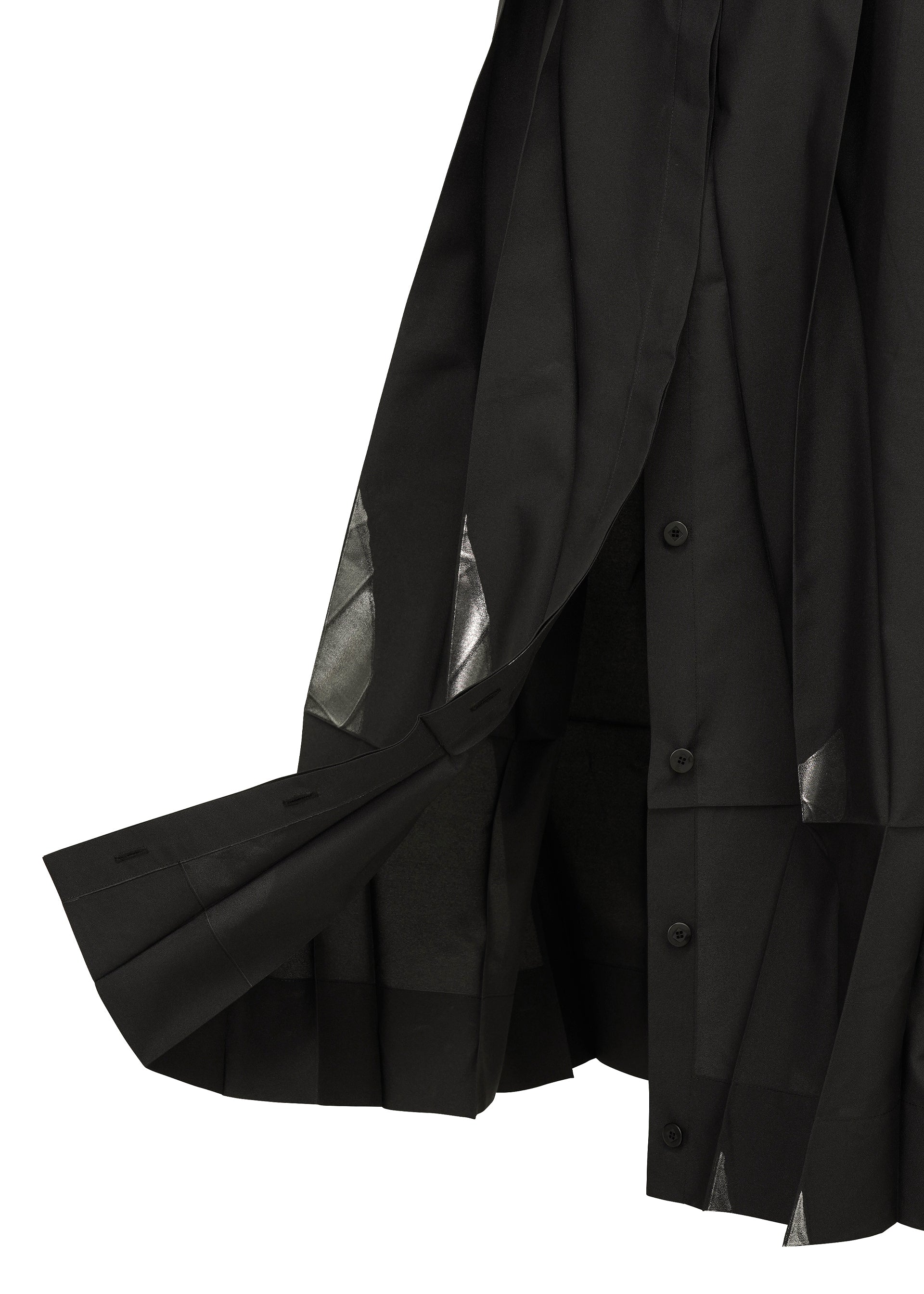Issey Miyake 132 5. No.3-1 plisované kalhoty black silver