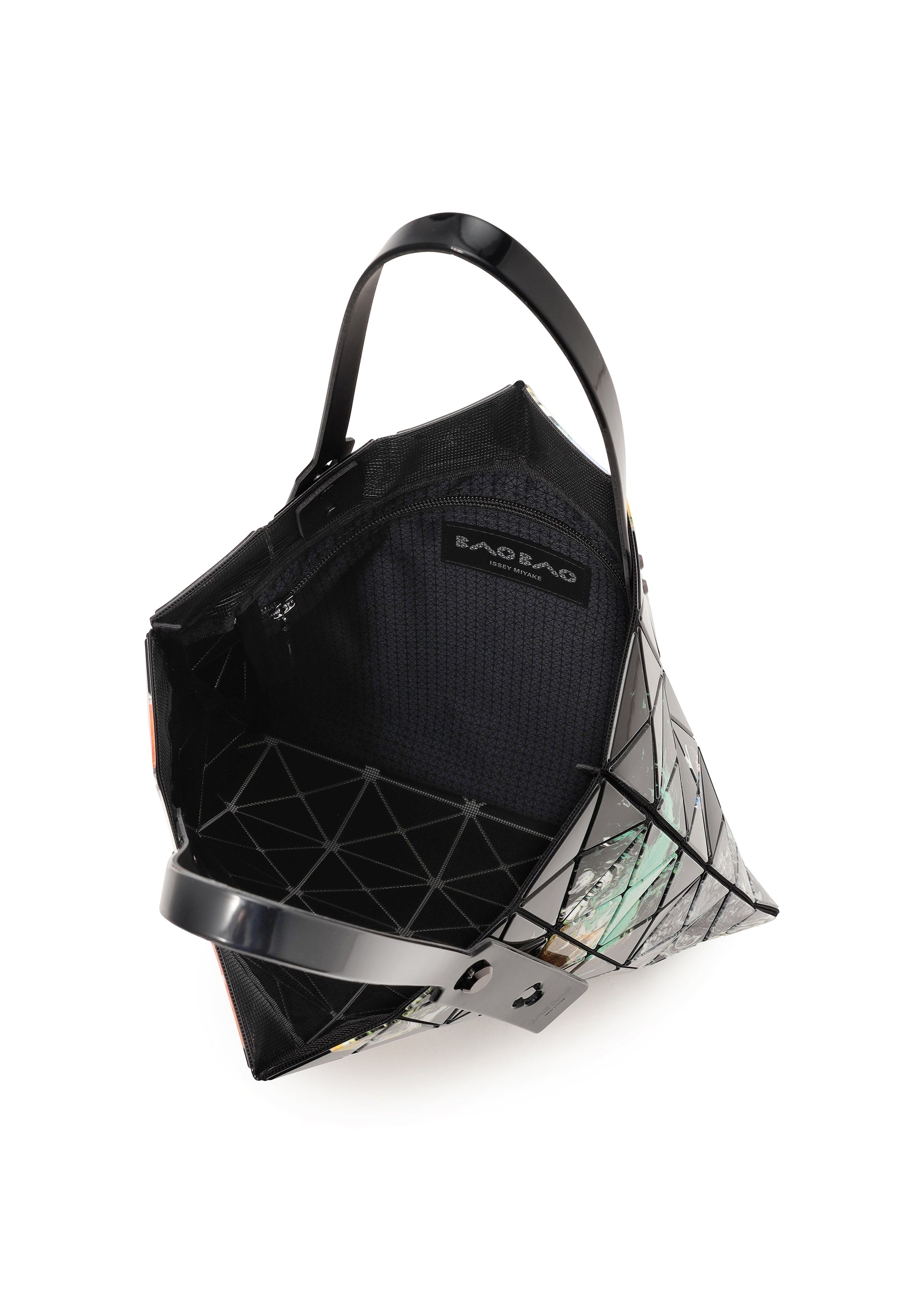 Issey Miyake Cosmic taška bílá A4 potisk planet