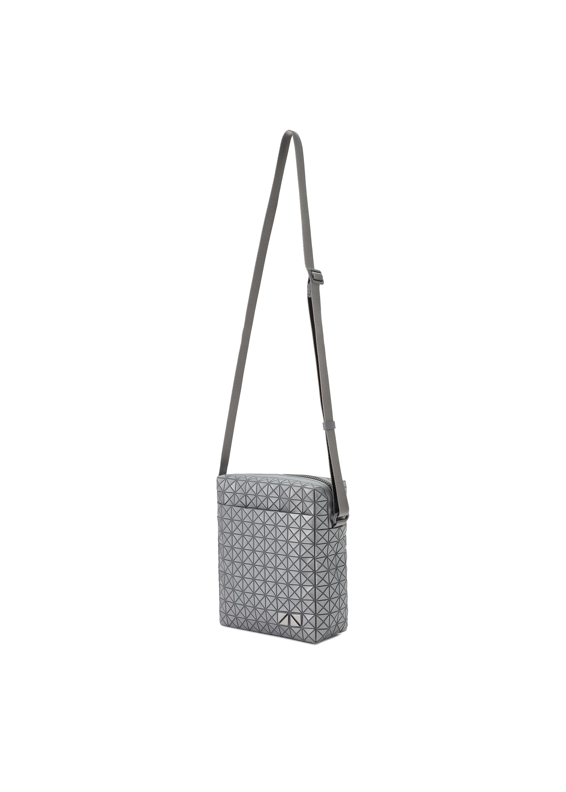 Issey Miyake Voyager Reflector kabelka přes rameno stříbrná reflexní