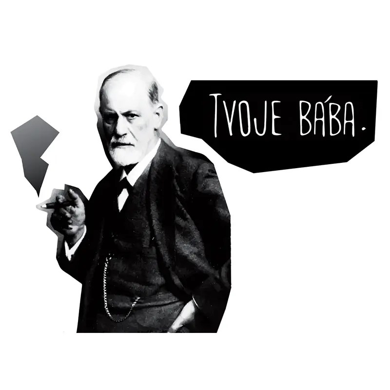 Magifešn Freud Medium taška bílá recyklovaná