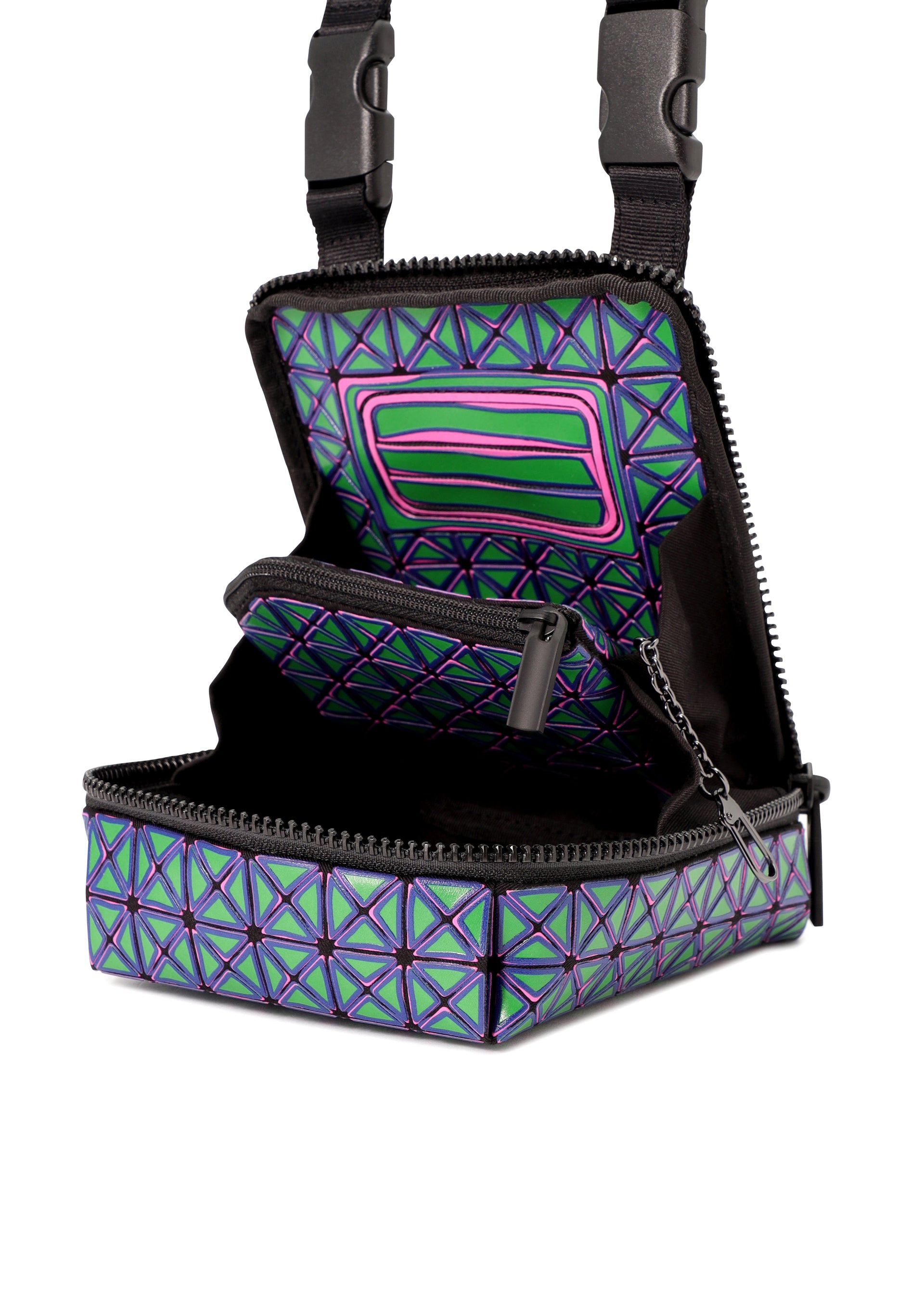 Bao Bao Issey Miyake Beetle Rough kabelka šedá