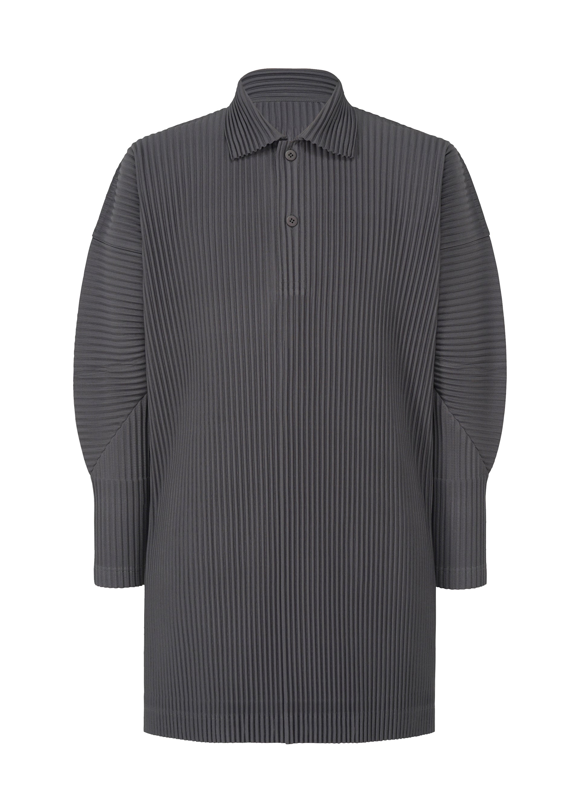 Issey Miyake Monthly Colors December polo tričko černé polyesterové