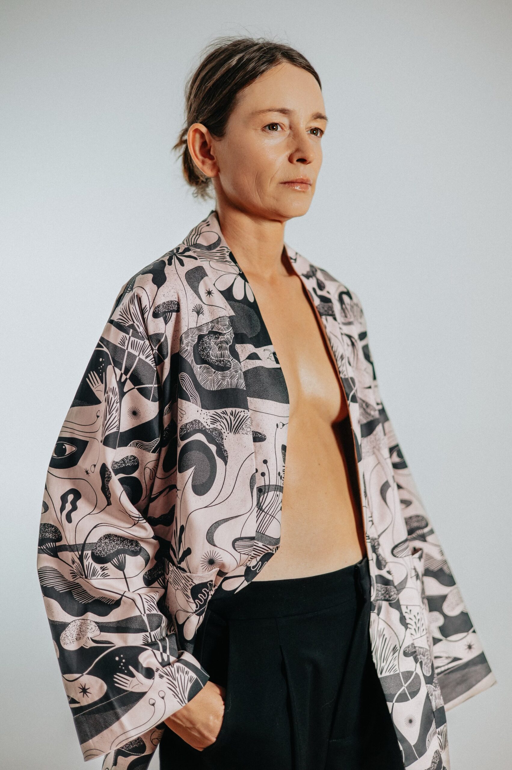 Aurelia & Zwei Frauen Haust lehké kimono
