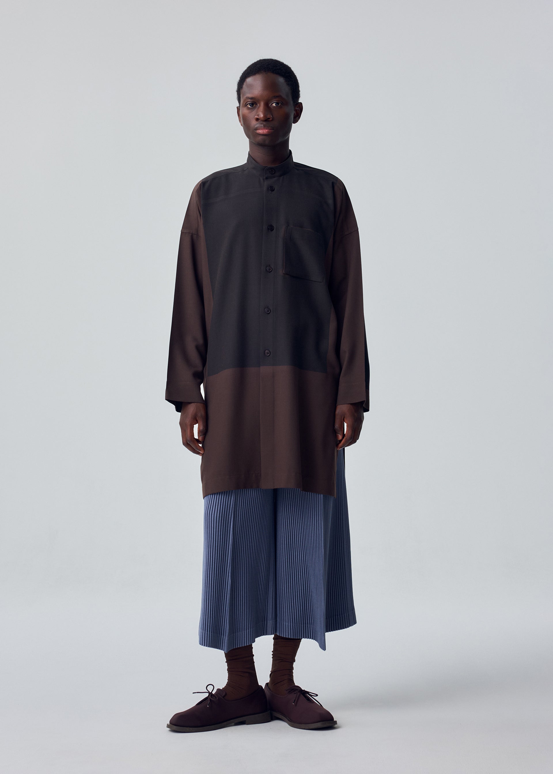 Homme Plissé Issey Miyake Press Shirt košile červená