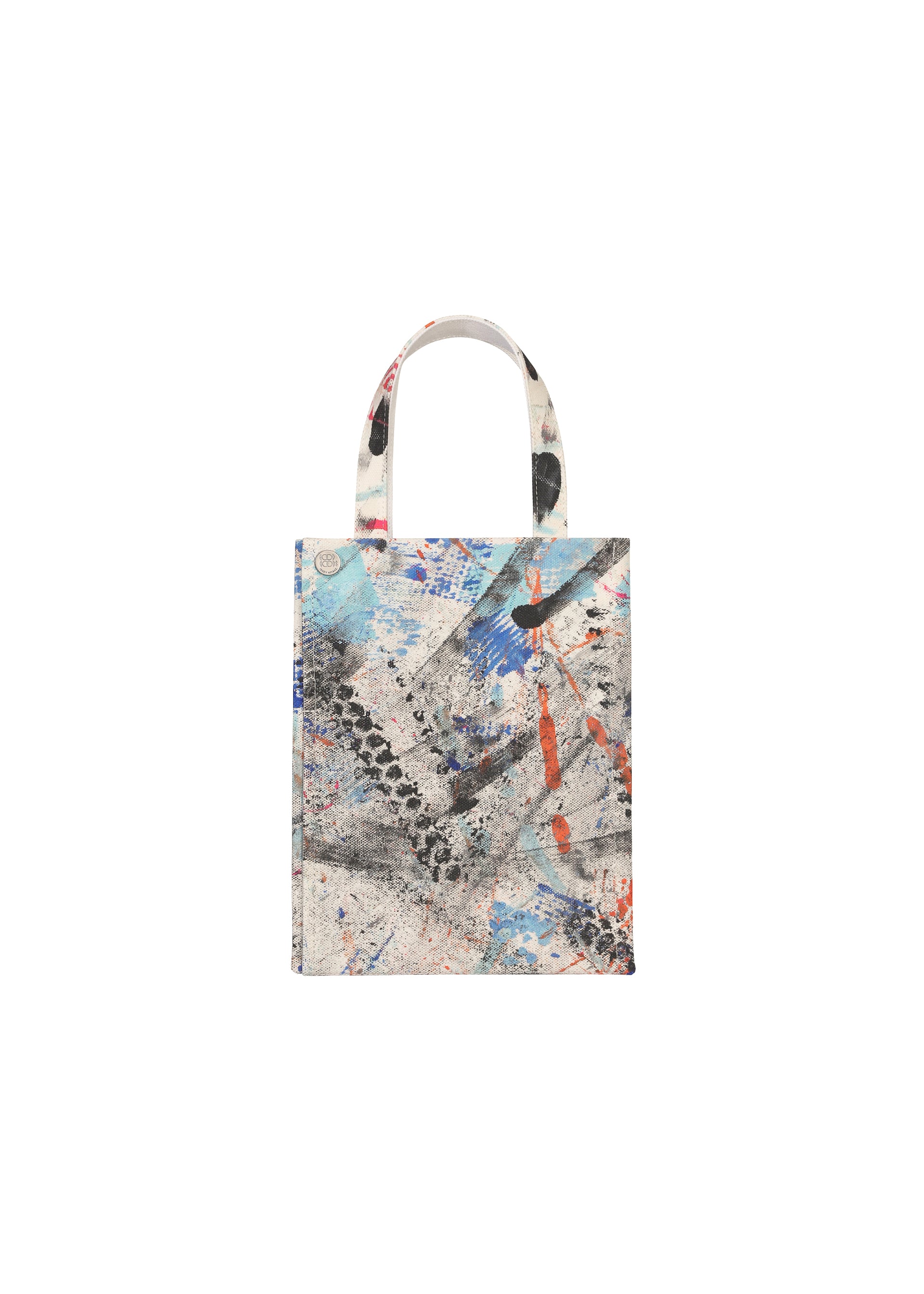 Issey Miyake Good Printer’s Bag Ginza tote taška light green s potiskem