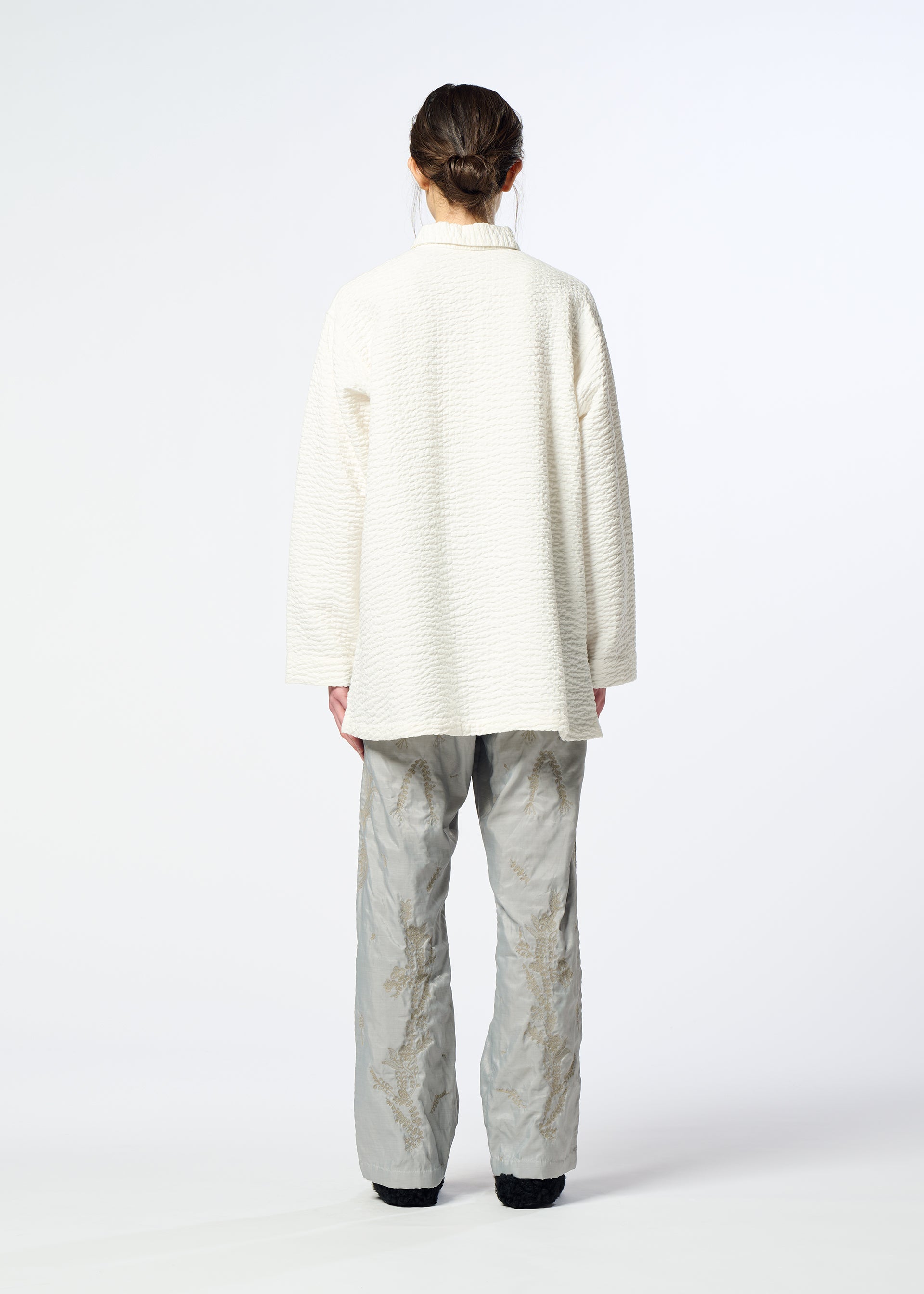 Issey Miyake HaaT 3 Mul Machine Kabira tunika bílá
