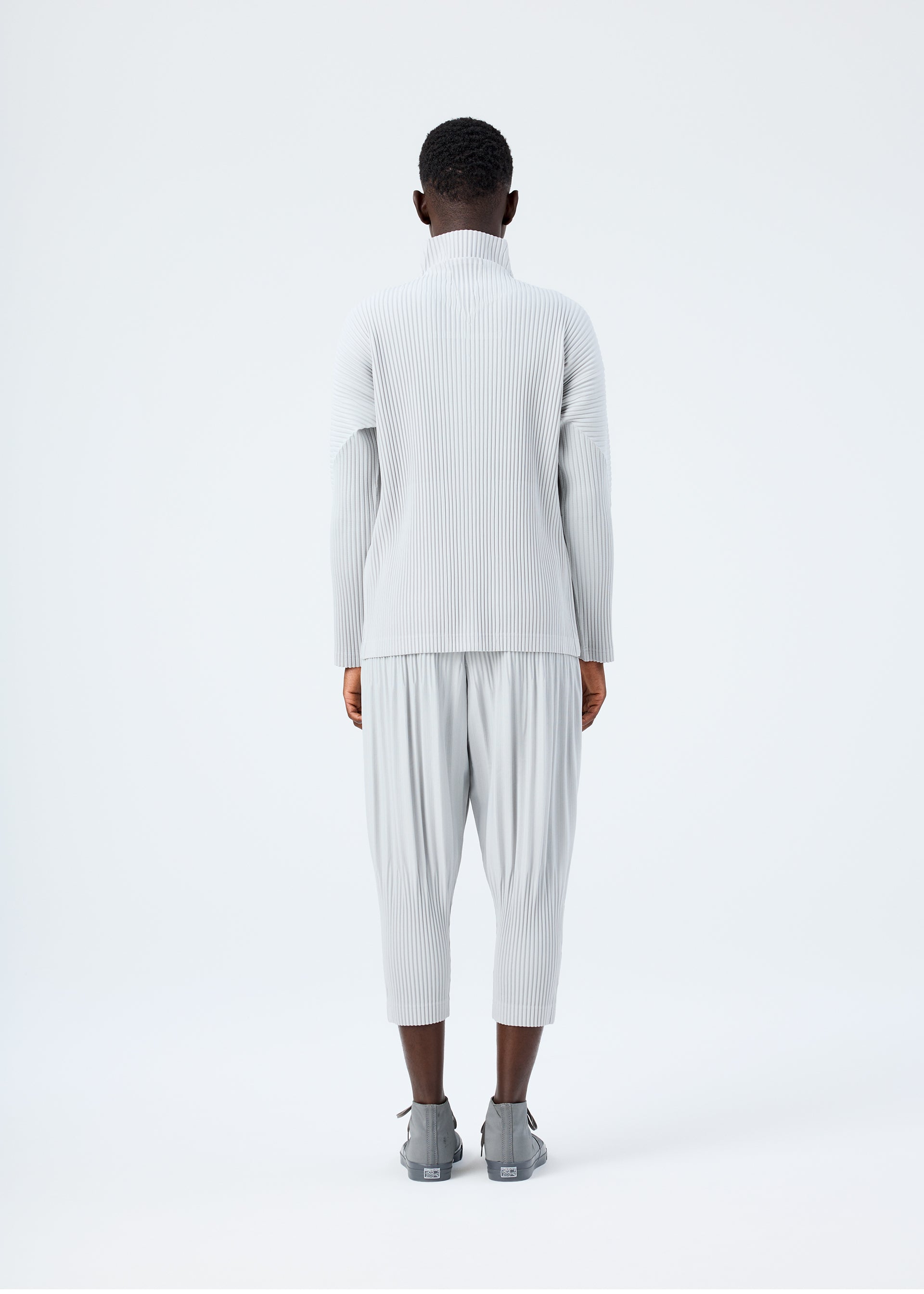 Issey Miyake BASICS mikina na zip černá polyester