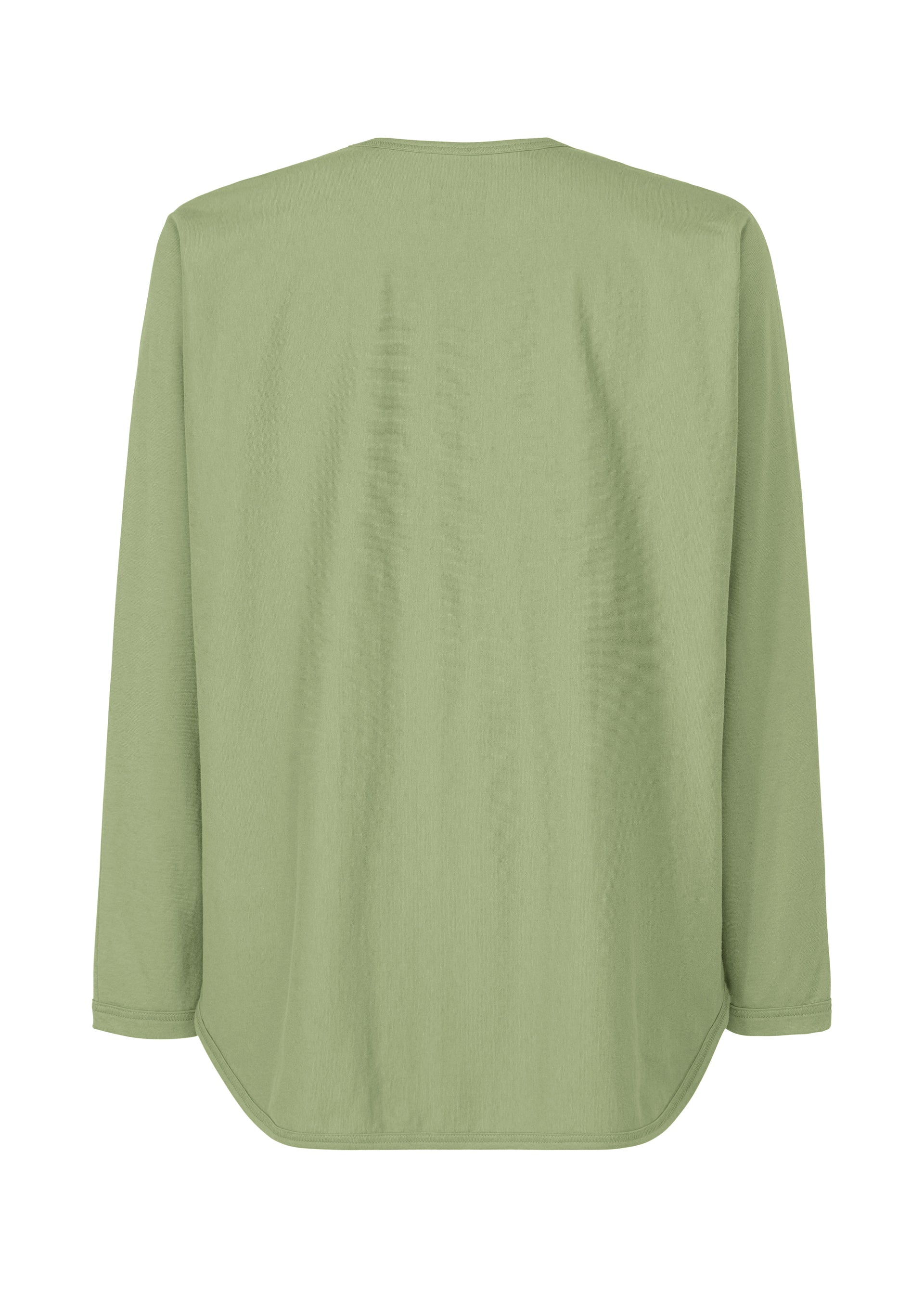 Issey Miyake Release-T 1 tričko s dlouhým rukávem hnědé