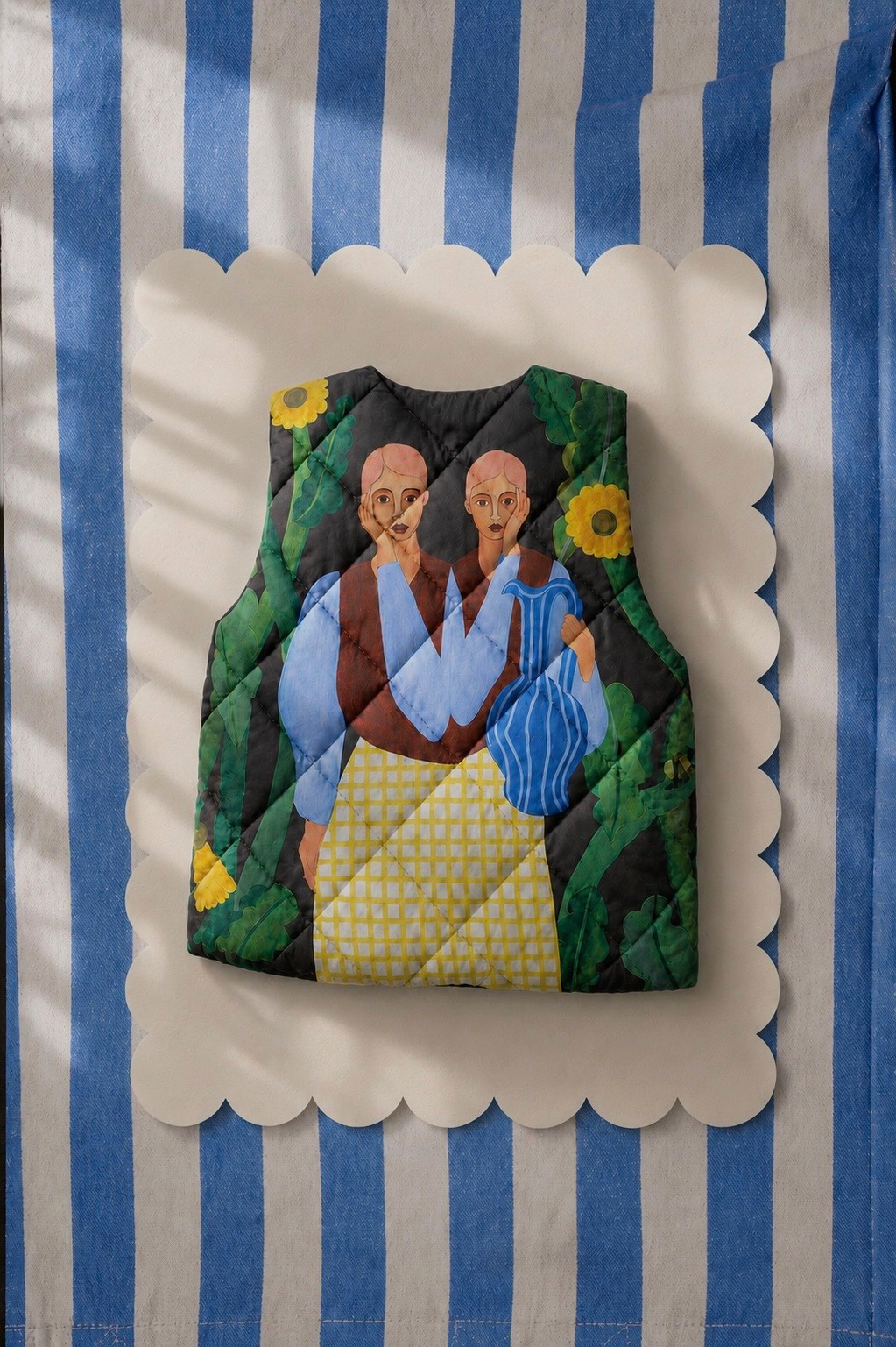 AURELIA & ZWEI FRAUEN Art to Wear Ogród Sióstr vesta