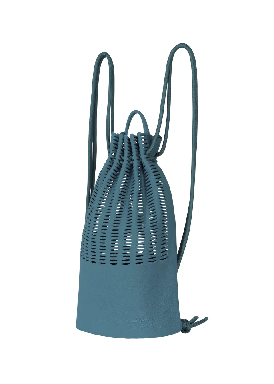 Issey Miyake Mokko batoh shadow blue pletený