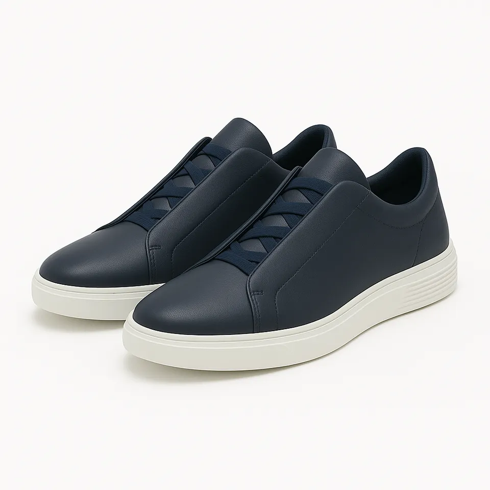 Norielle slip-on tenisky černé s kulatou špičkou