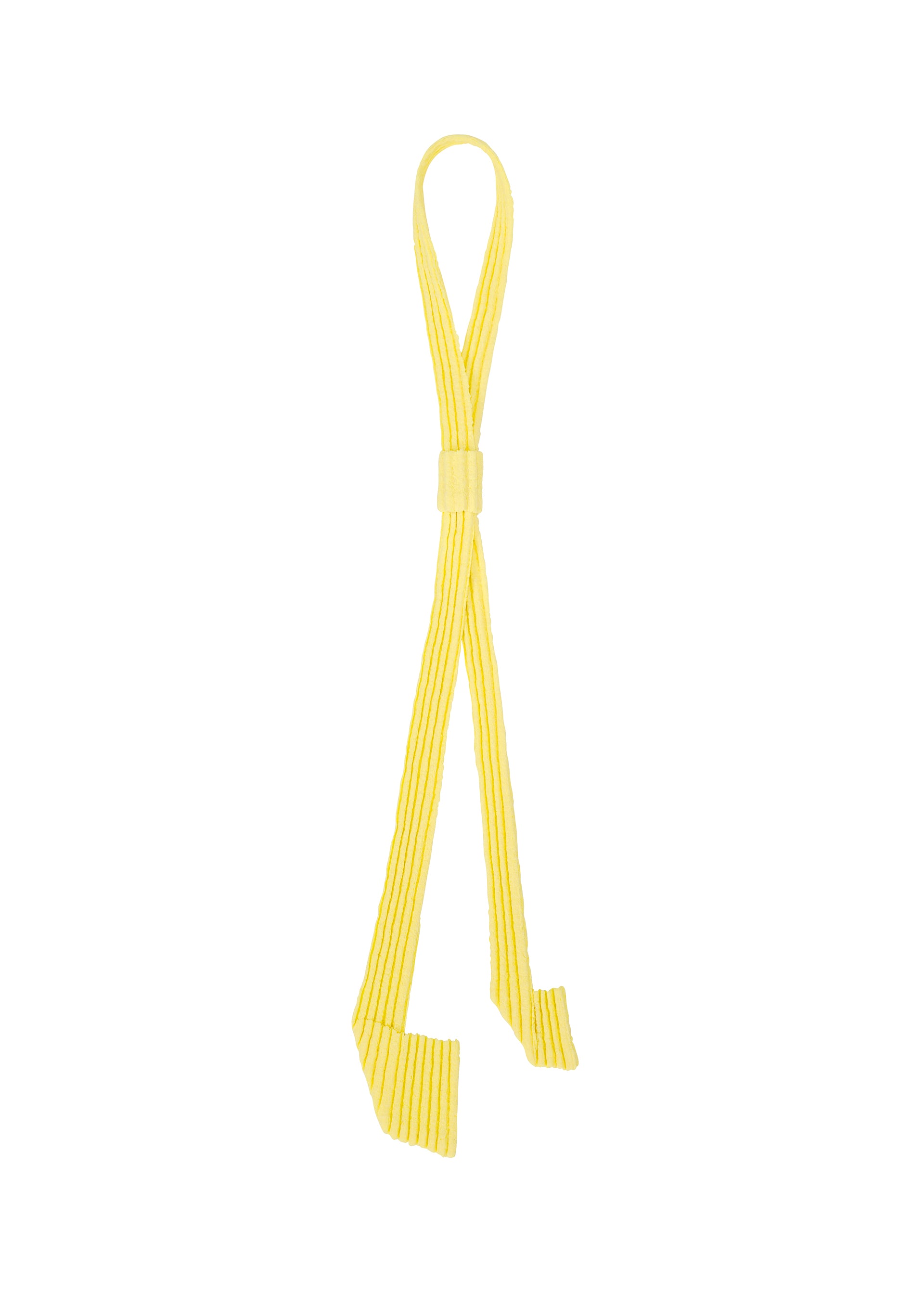 Homme Plissé Issey Miyake Pleated Seersucker kravata zelená