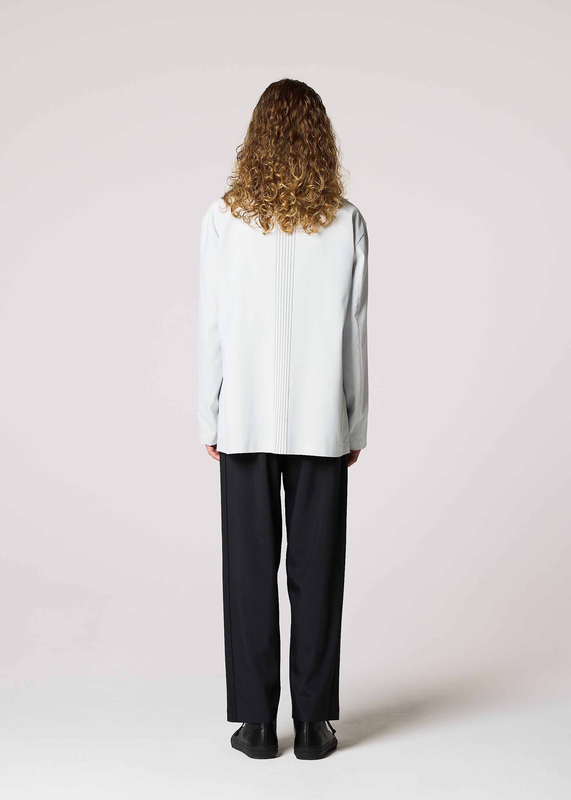 Issey Miyake Air Pleats sako světle šedé vel. 2 lehké