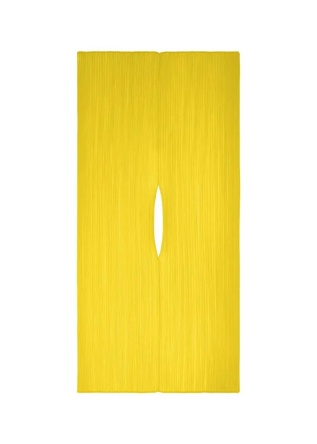 Issey Miyake Pleats Please Madame-T October štola zelená