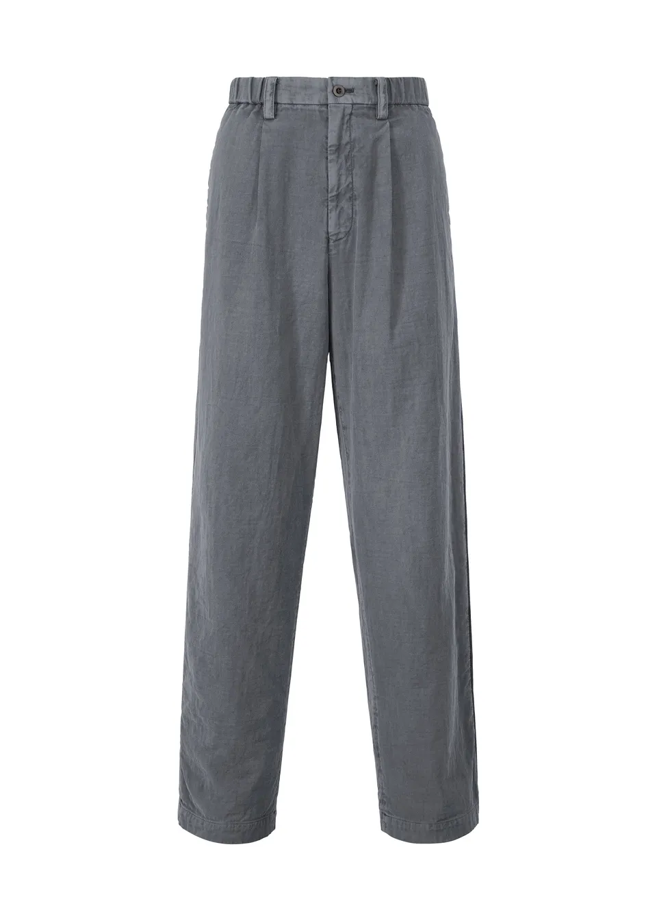 Issey Miyake IM Men Pigment Double Face Cotton kalhoty charcoal gray