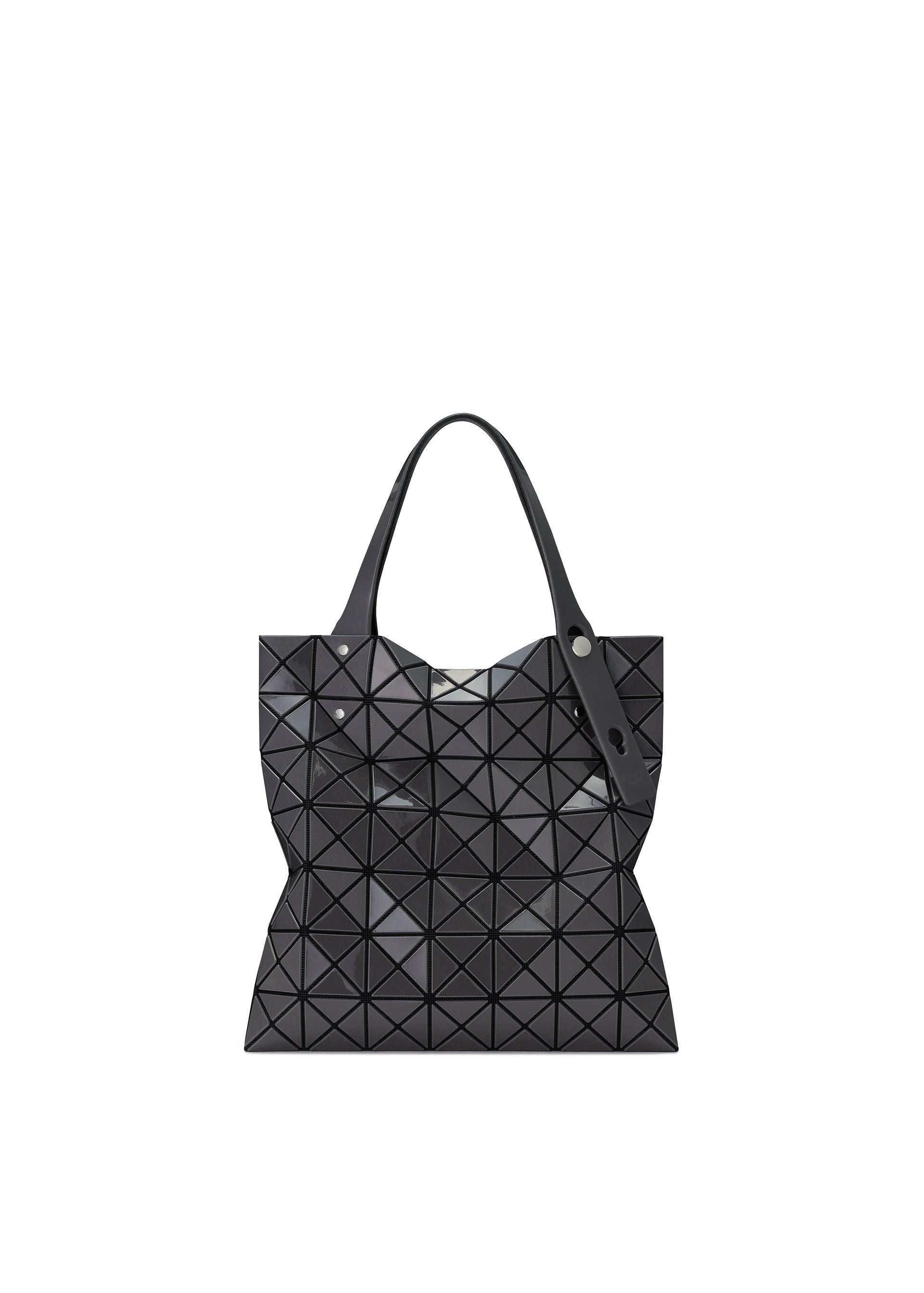 Issey Miyake Prism Gloss tote taška misty gray lesklá