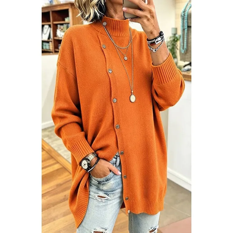 Norielle dlouhý cardigan s rolákem bílý