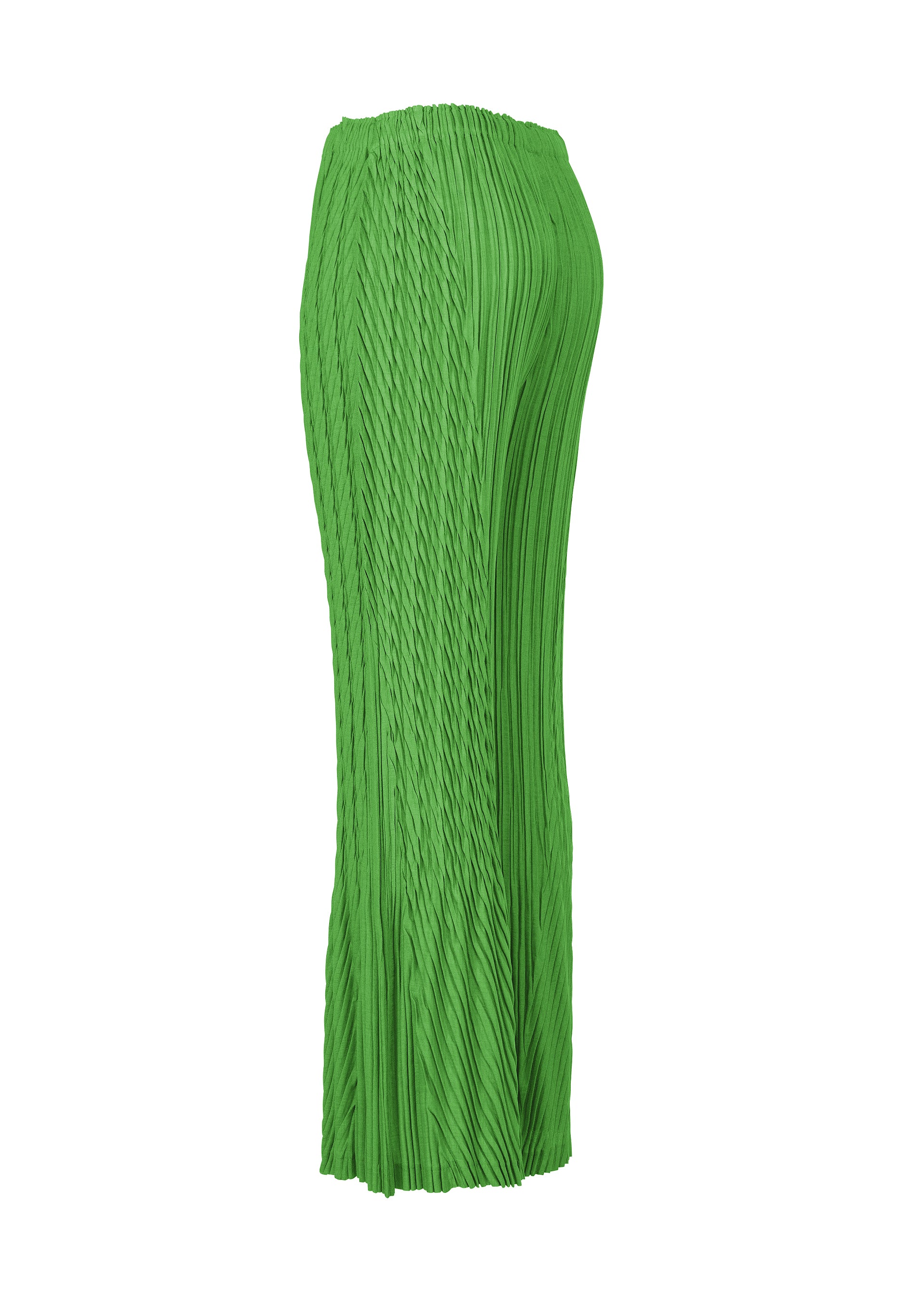 Issey Miyake Unfurling Pleats kalhoty zelené vel. 2 šikmé