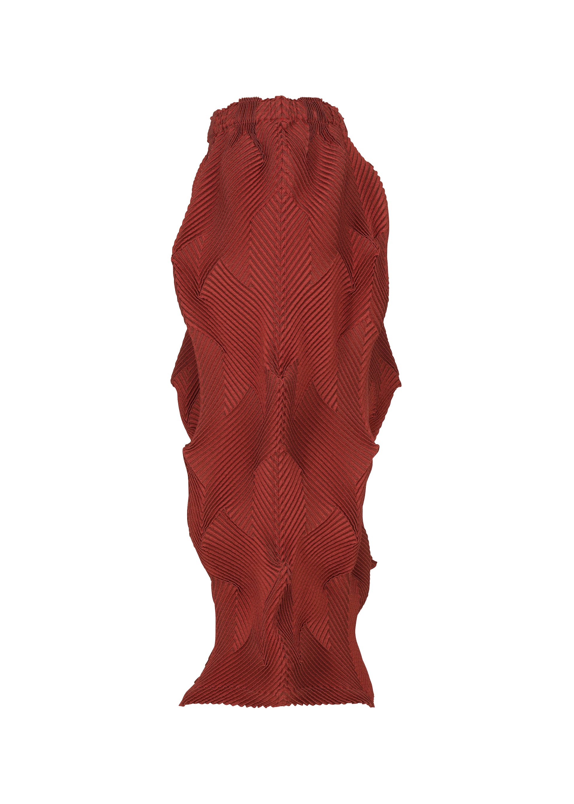 Issey Miyake Type-O 010-1 sukně béžová kohoutí stopa