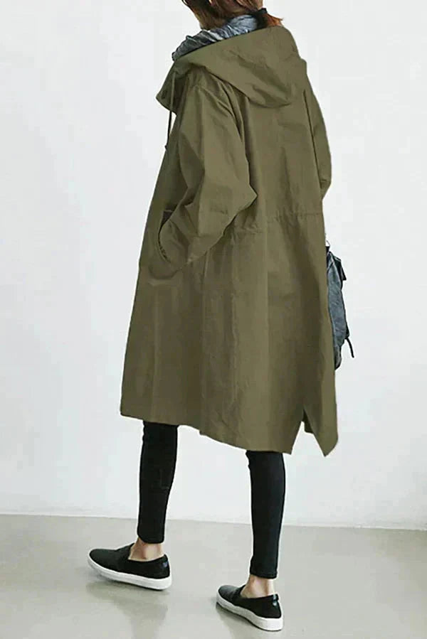 Norielle oversize pláštěnka černá nepromokavá