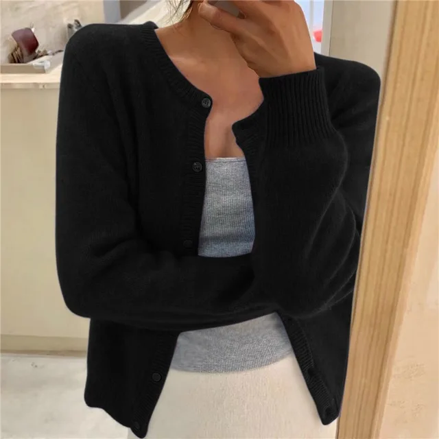 Norielle dámský cardigan jemný úplet šedý lehký