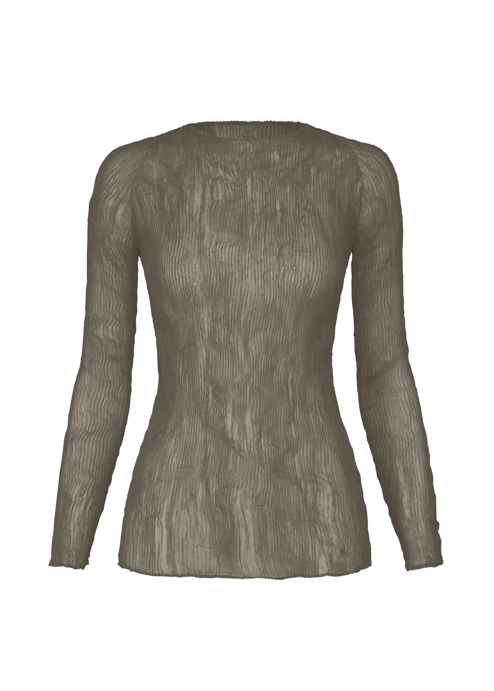 Issey Miyake Chiffon Twist IM63FJ415 top Gray 2 šifon