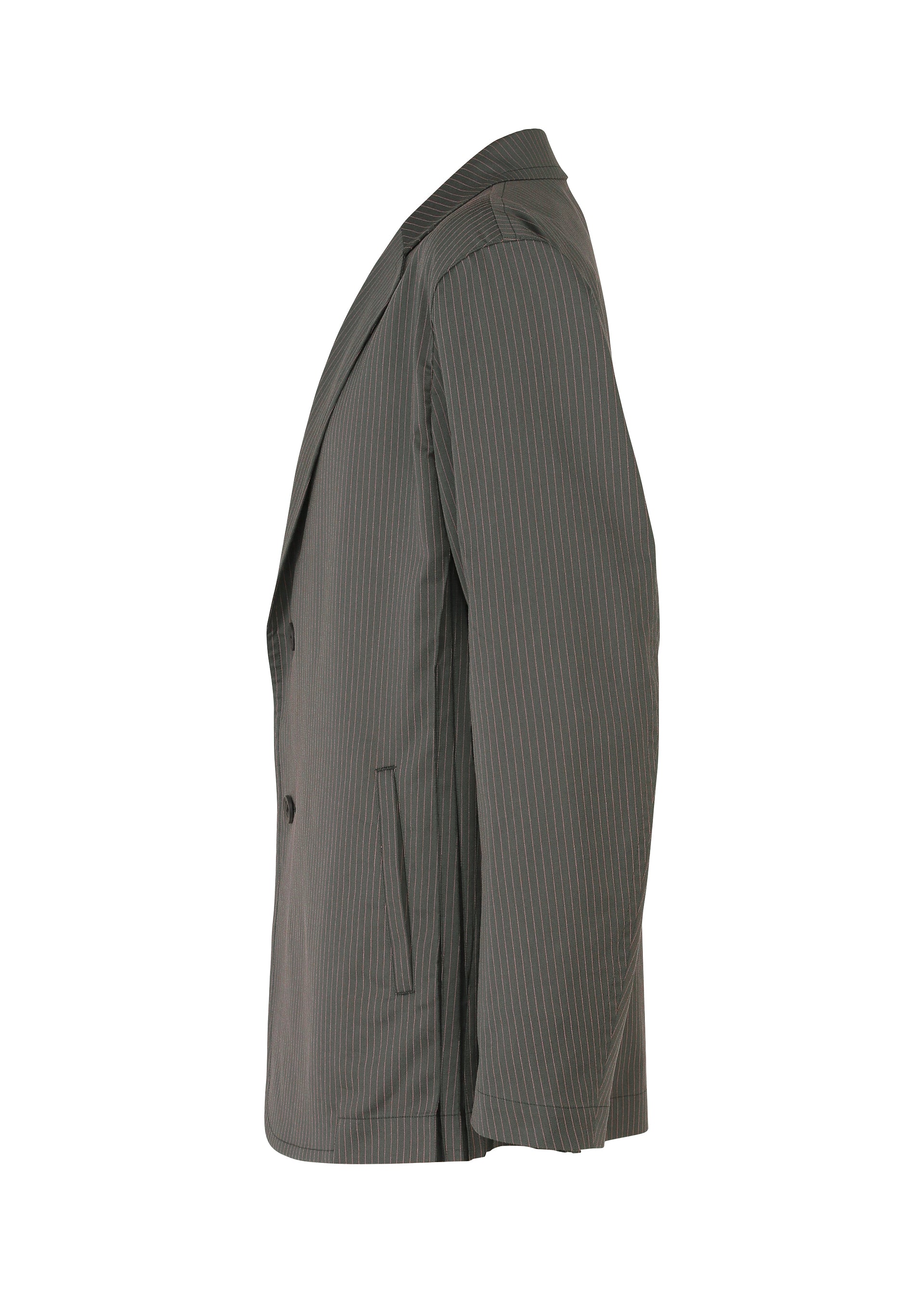 Issey Miyake Type-S 001-2 bunda šedá strečová