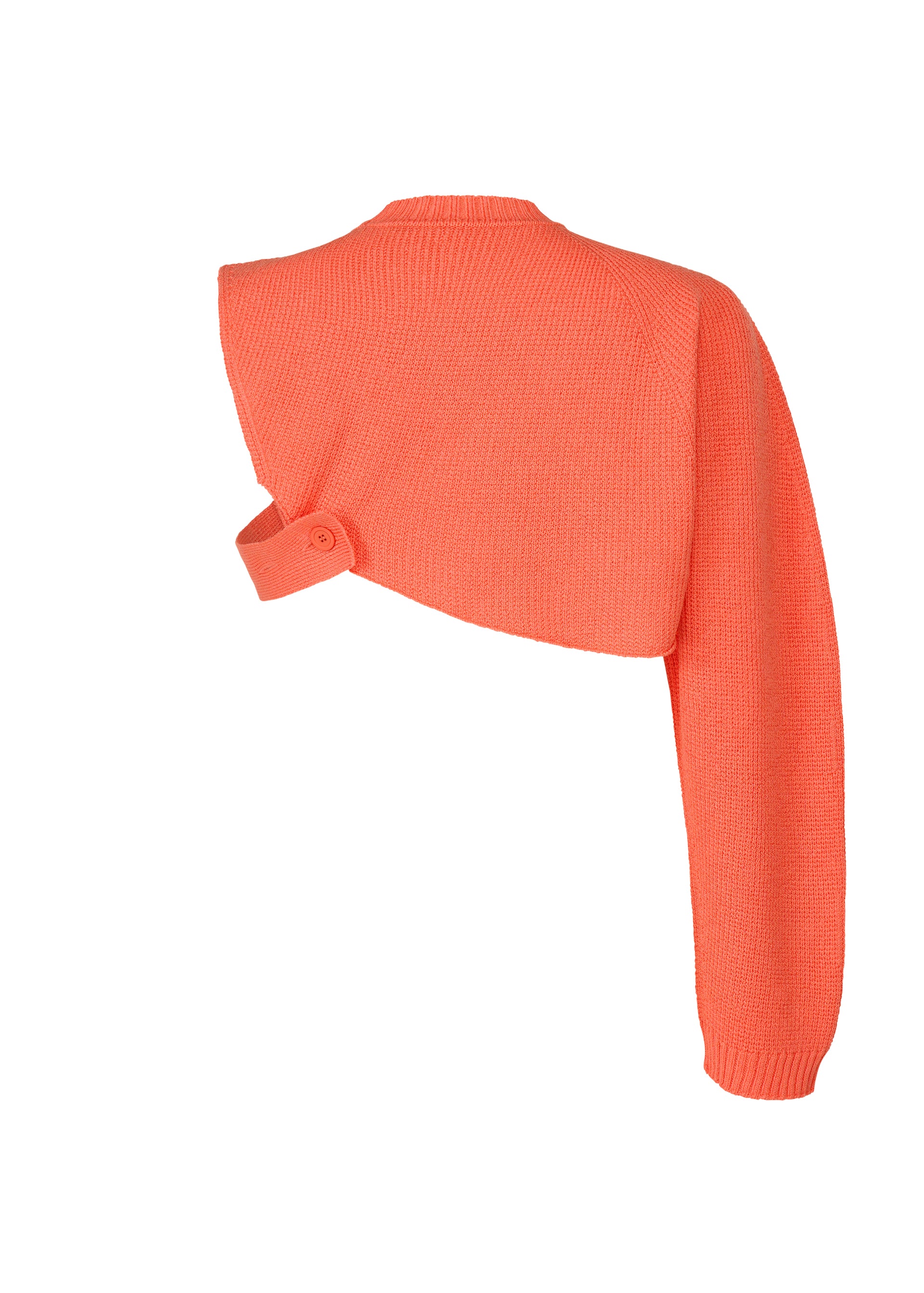 Issey Miyake Wafer Knit top černý asymetrický vaflový