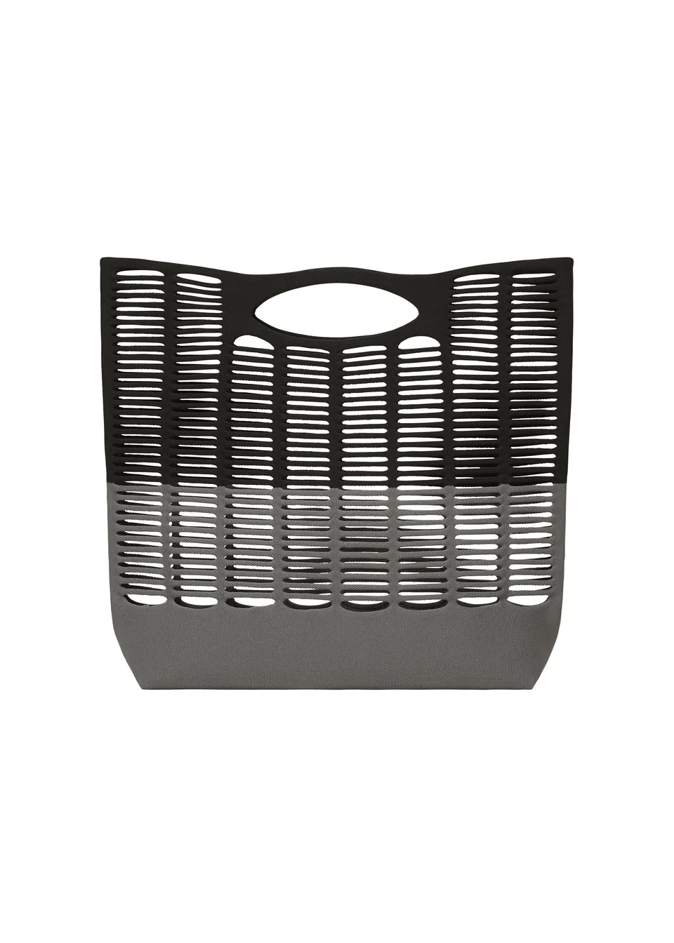 Issey Miyake Good Goods Mokko Bi-Color tote černošedá