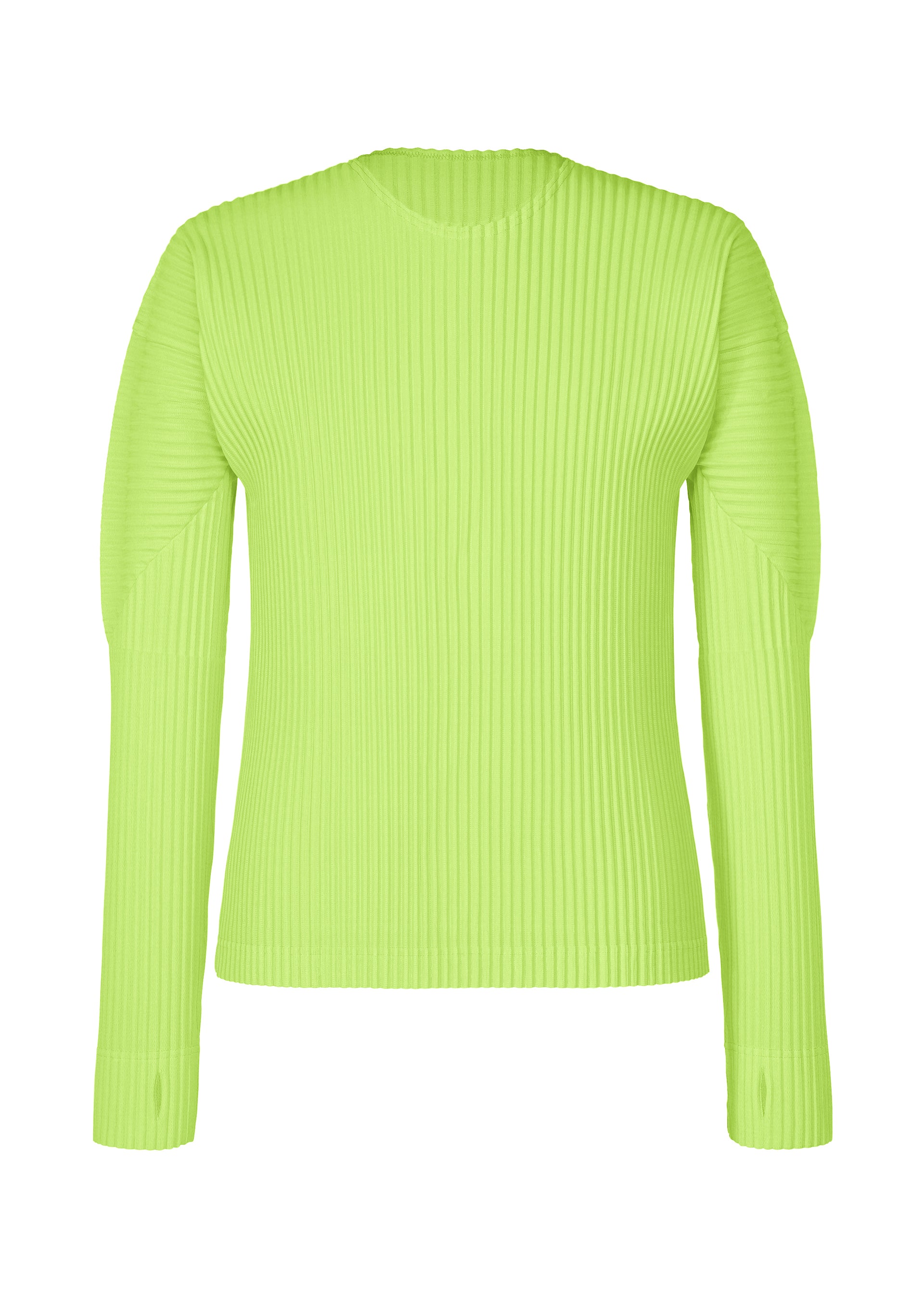 Issey Miyake Color Pleats 1 top s dlouhým rukávem flash red polyester