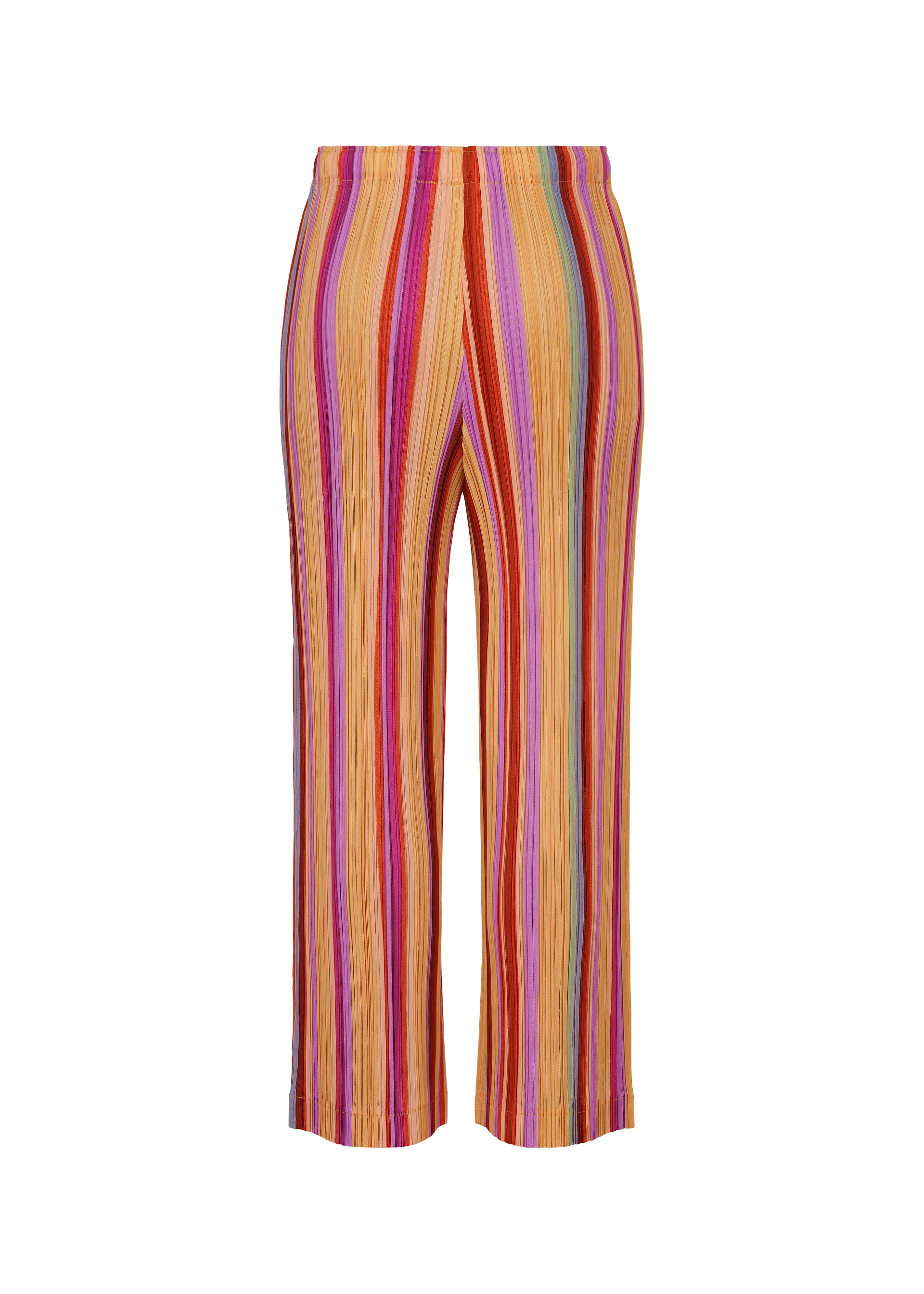 Issey Miyake Tape Tape kalhoty oranžové silné