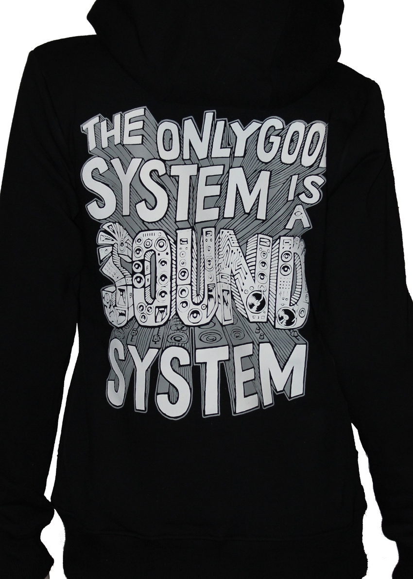 Alien DNA Only Good System dámská mikina na zip černá
