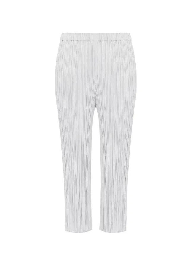 Issey Miyake Basics Sabrina plisované kalhoty černé
