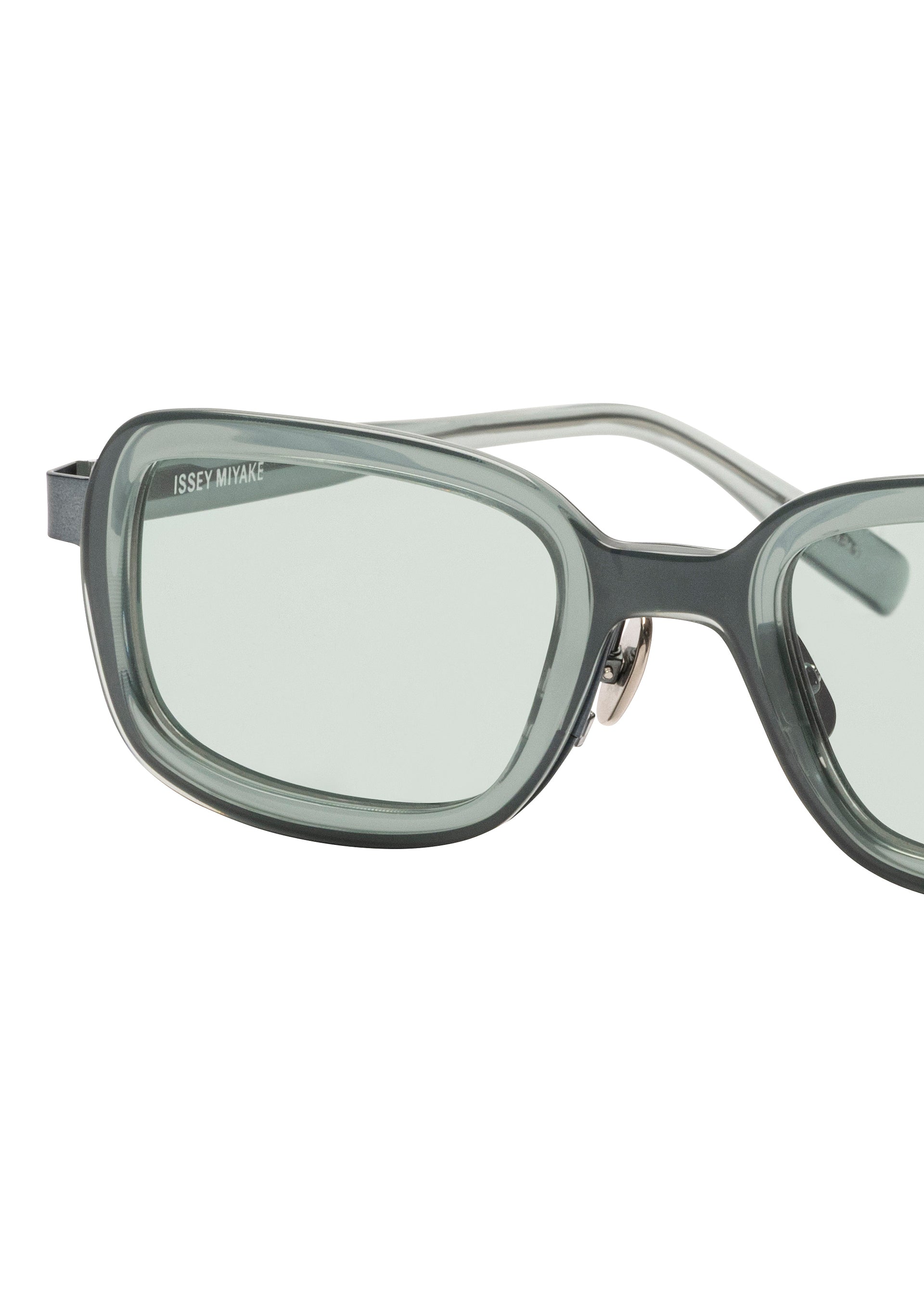 Issey Miyake Eyes Marrow-Square brýle zelené