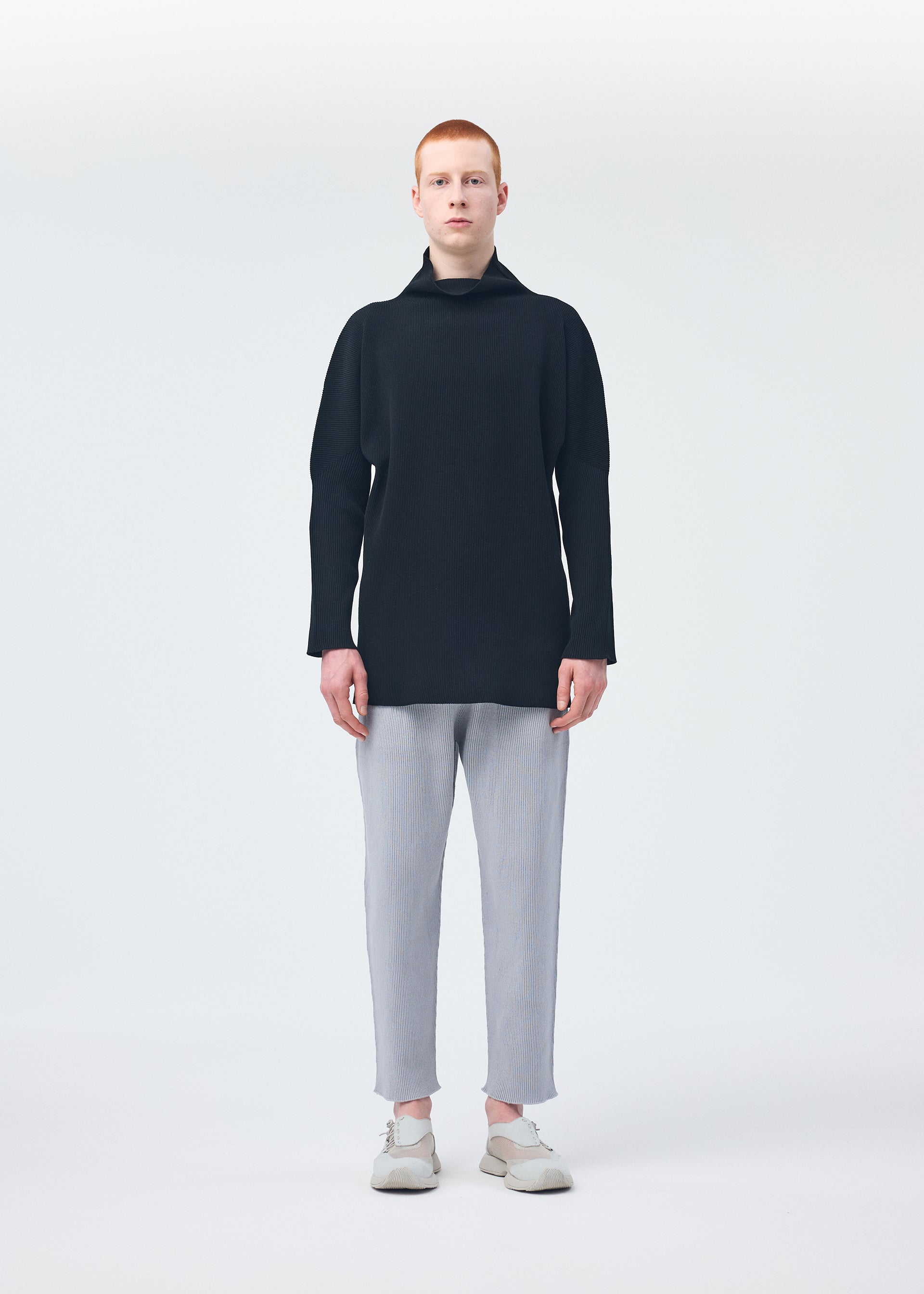 Homme Plissé Issey Miyake Basic Knit rolák černý