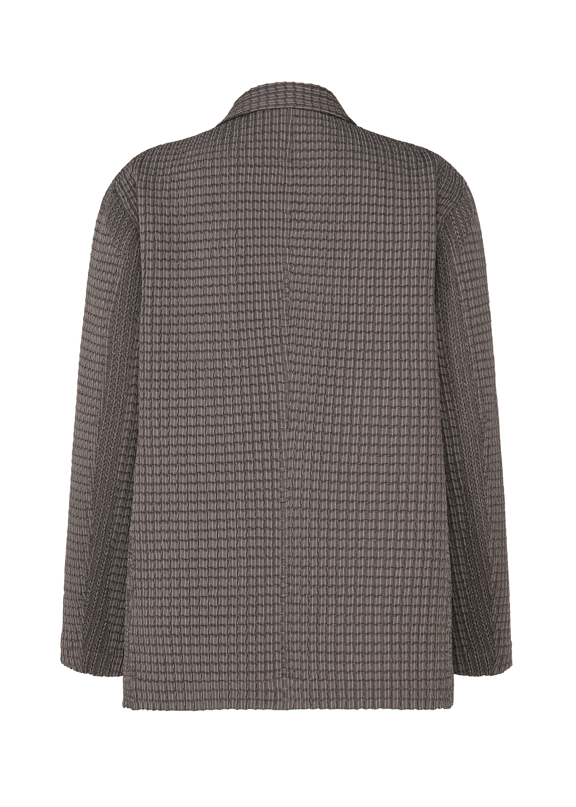 Issey Miyake Type-O 014 sako hnědé strečové