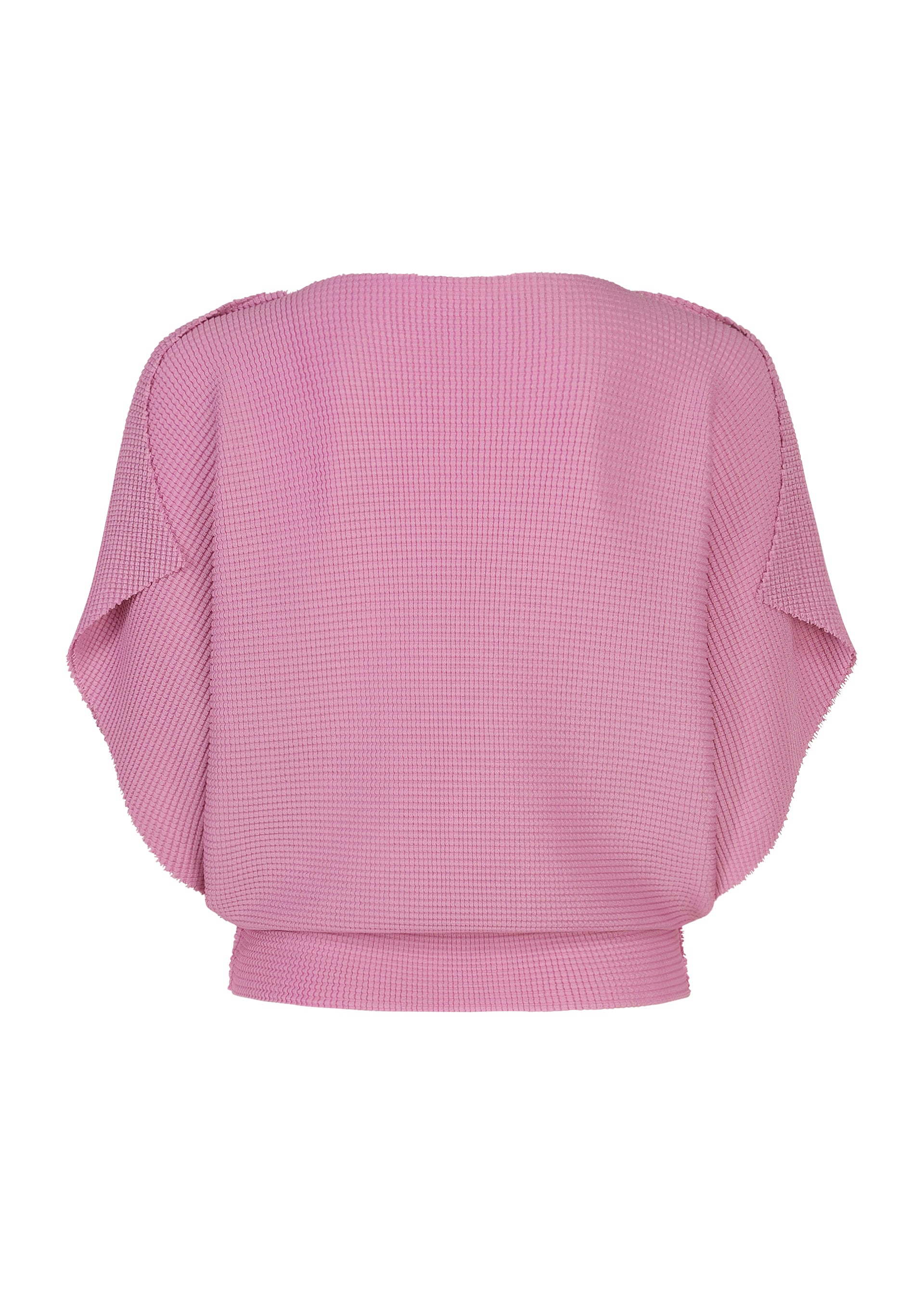 me Issey Miyake Tower Knit top šedý stretch plisé