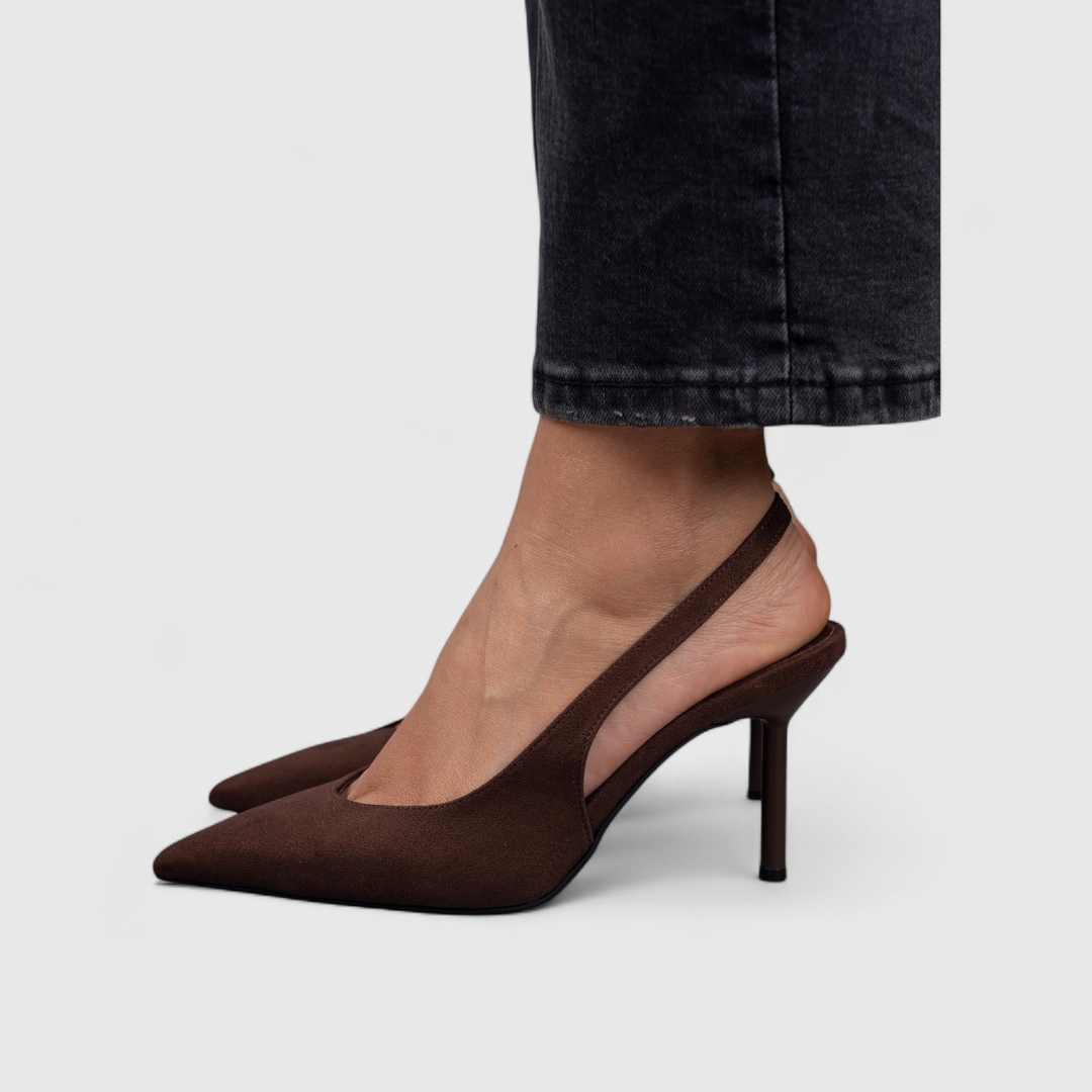 Norielle lodičky slingback se špičkou černé