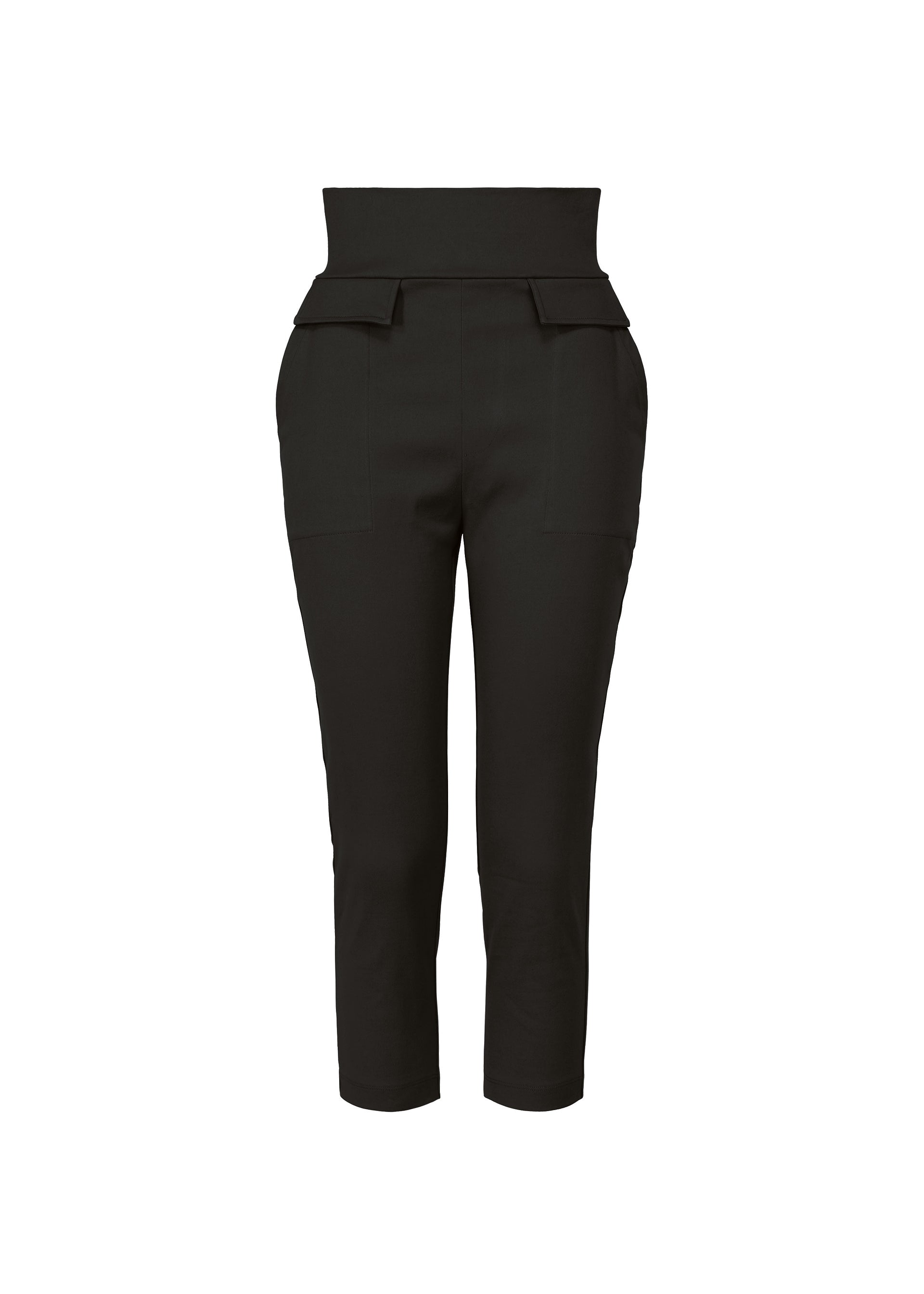 Issey Miyake Extension Cotton capri kalhoty off-white strečové
