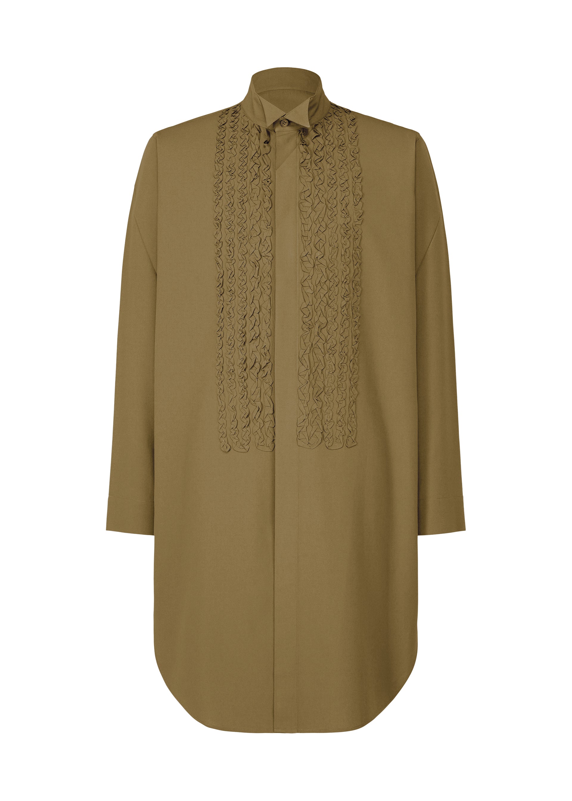 Issey Miyake Homme Plissé Embroidery košile bílá vel. 3