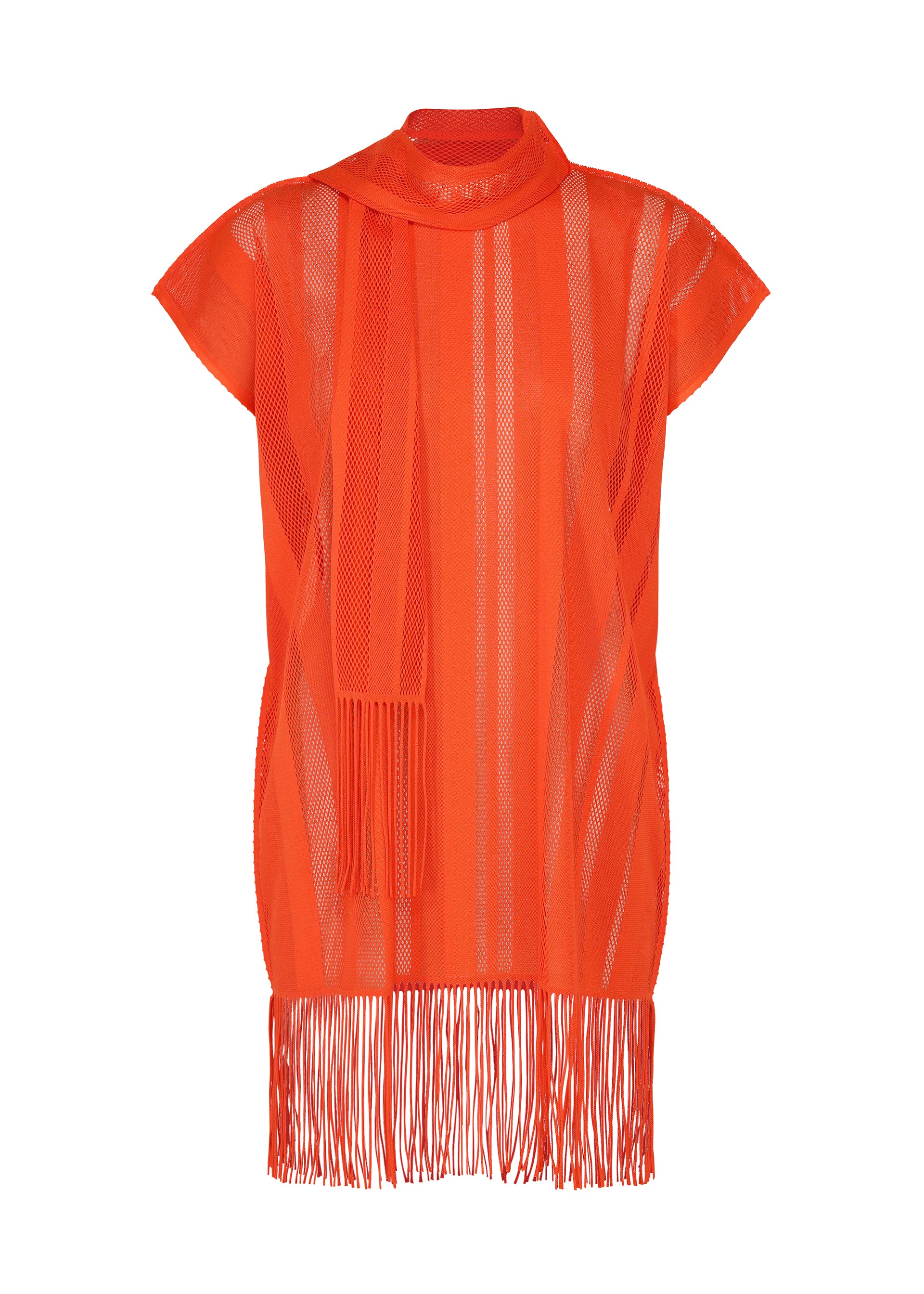 Issey Miyake A-POC Lace tunika černá se štolou