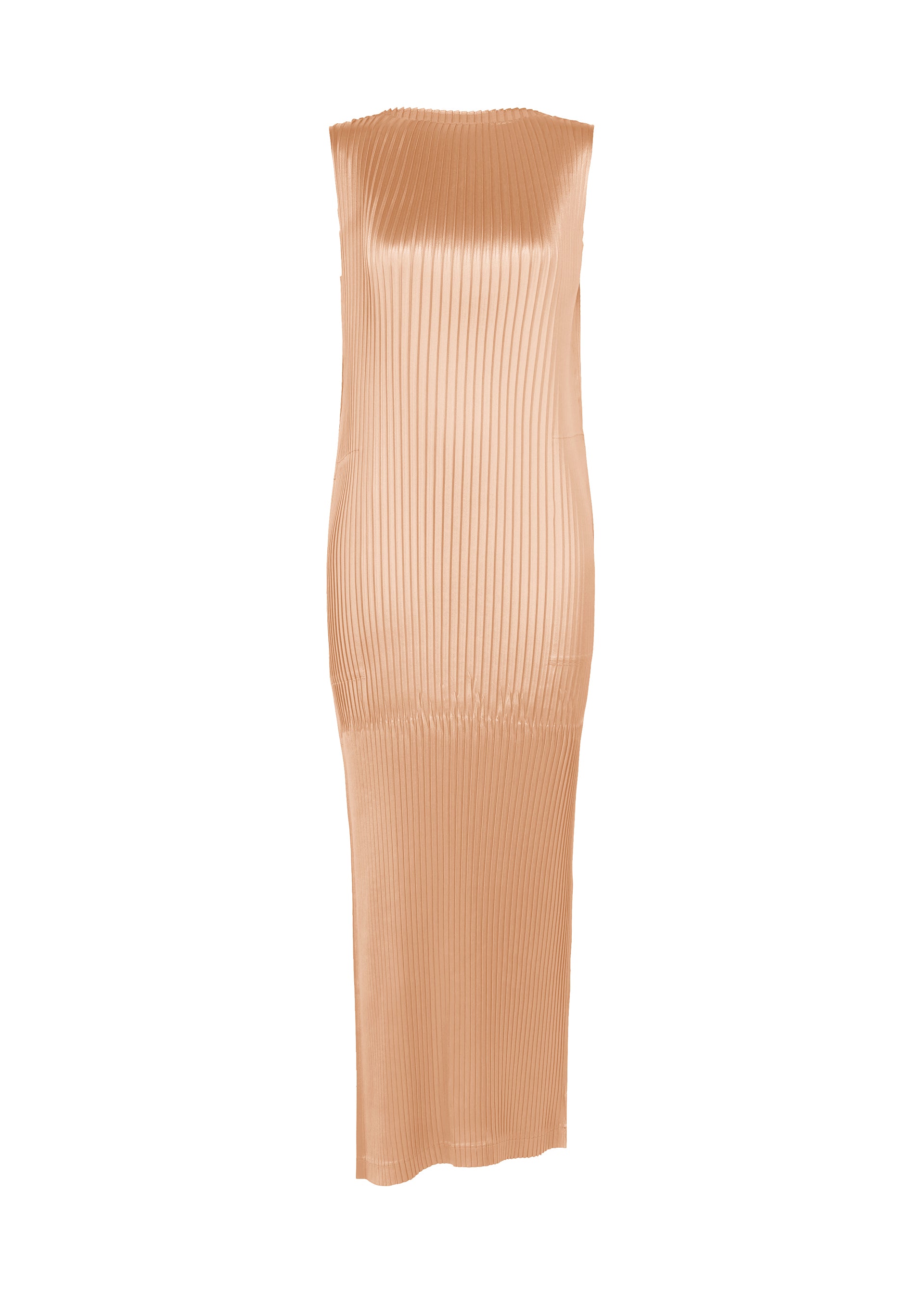 Issey Miyake Glossed Panels Pleats šaty bez rukávů