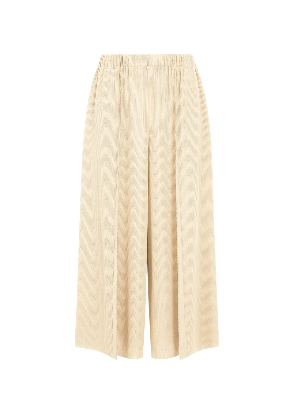 Issey Miyake A-POC Bottoms kalhoty černé 2v1 silueta
