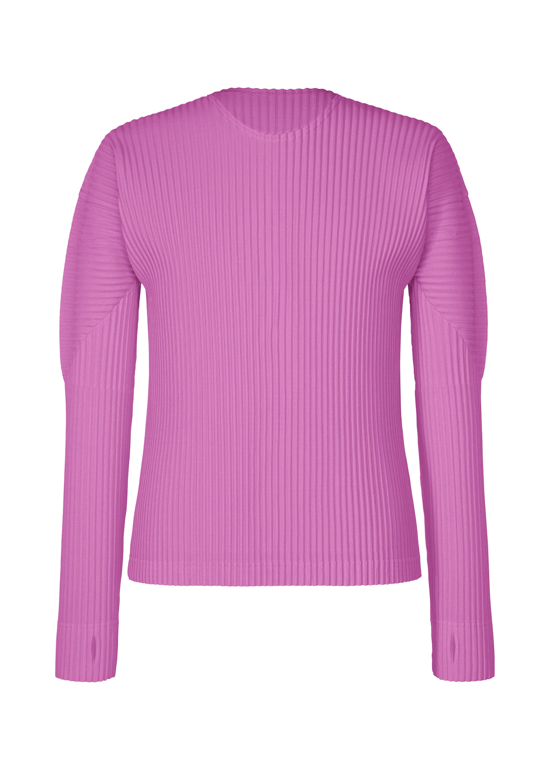 Issey Miyake Color Pleats 1 top s dlouhým rukávem flash red polyester