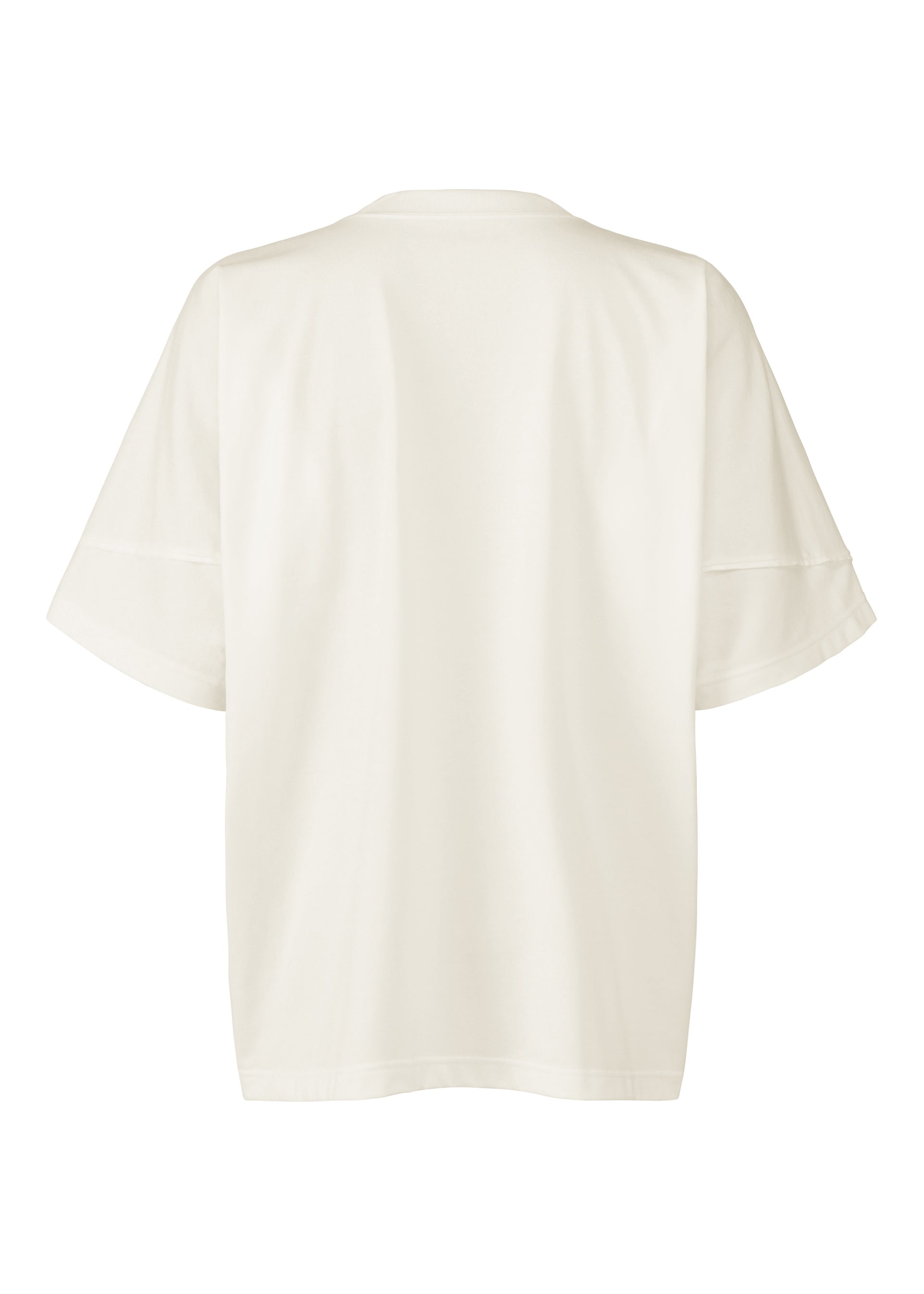 Issey Miyake Turn tričko bílé bavlněné