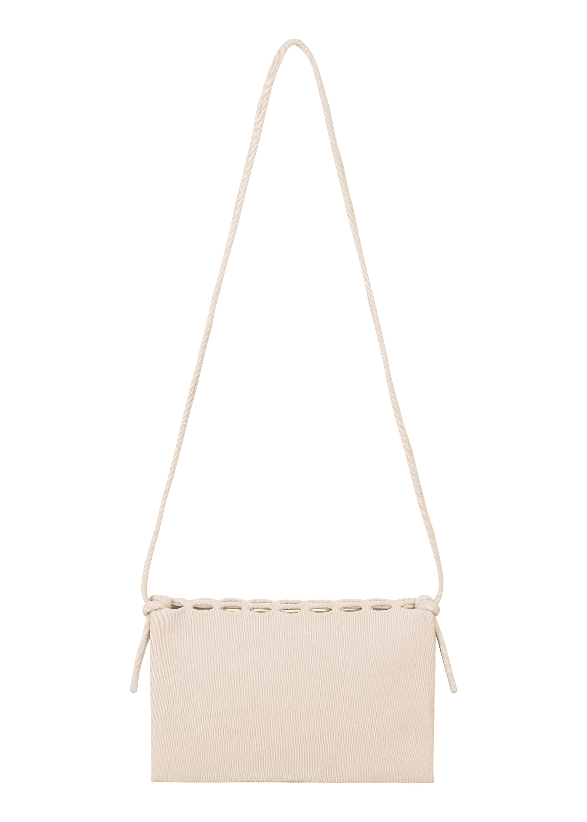 Issey Miyake Mokko Flap Pouch taška růžová pletená
