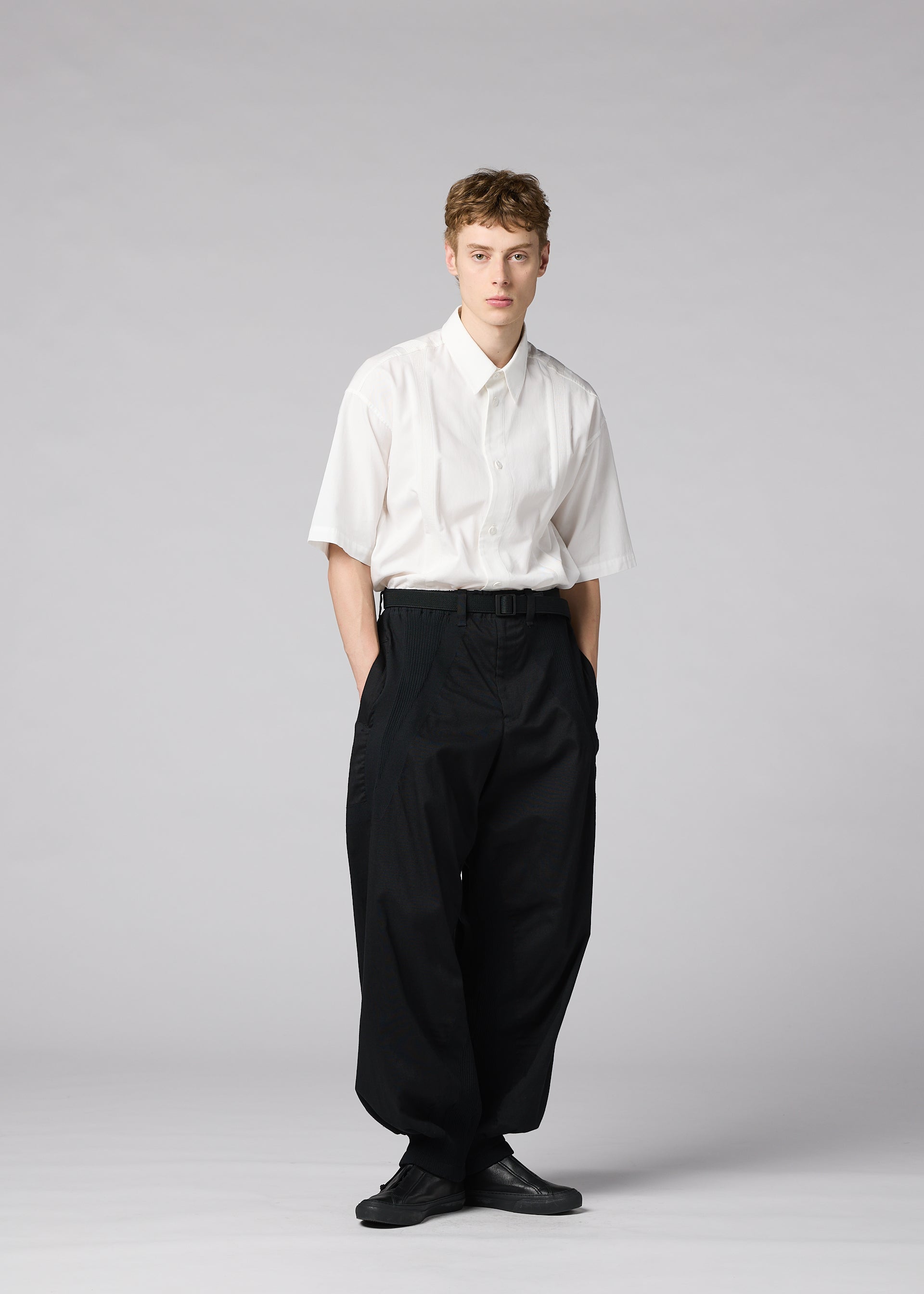 Issey Miyake Clay kalhoty pánské black objemné